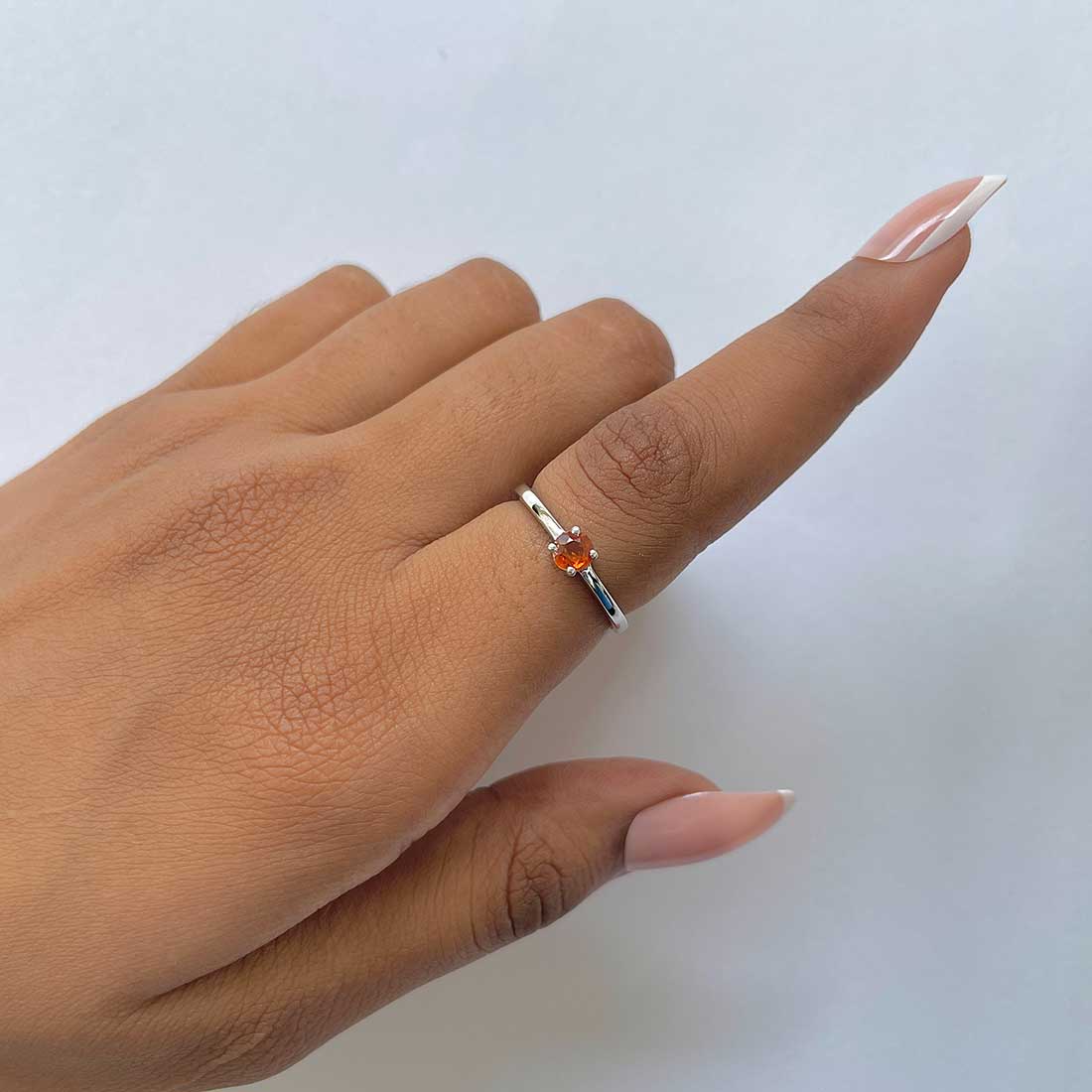 Kyanite Orange Ring-(KYN-RDR-235-O.)