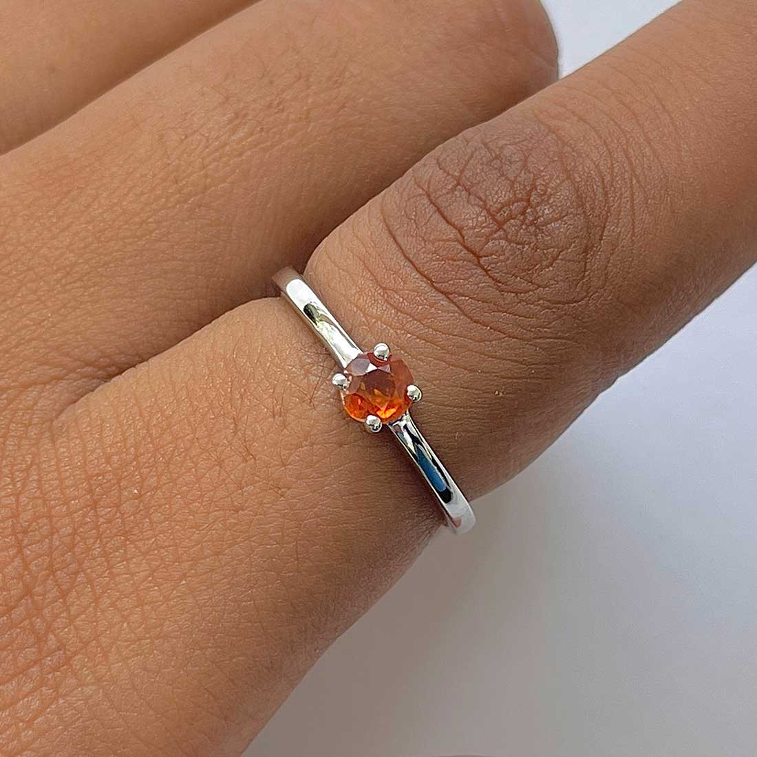 Kyanite Orange Ring-(KYN-RDR-235-O.)