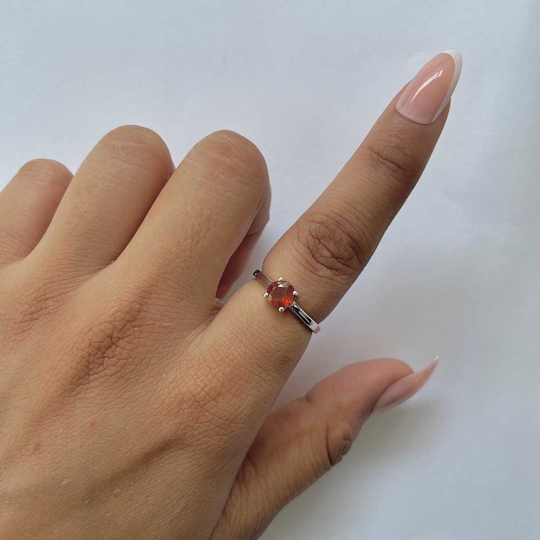 Kyanite Orange Ring-(KYN-RDR-236-O.)