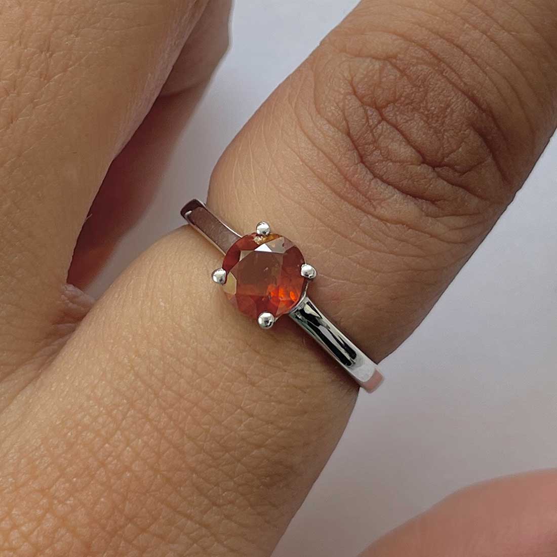 Kyanite Orange Ring-(KYN-RDR-236-O.)