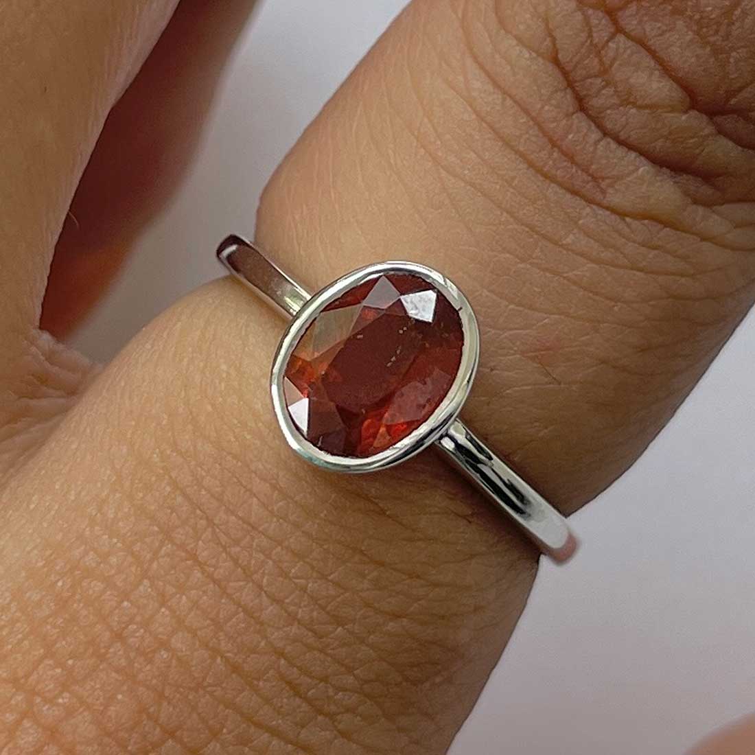 Kyanite Orange Ring-(KYN-RDR-248-O.)