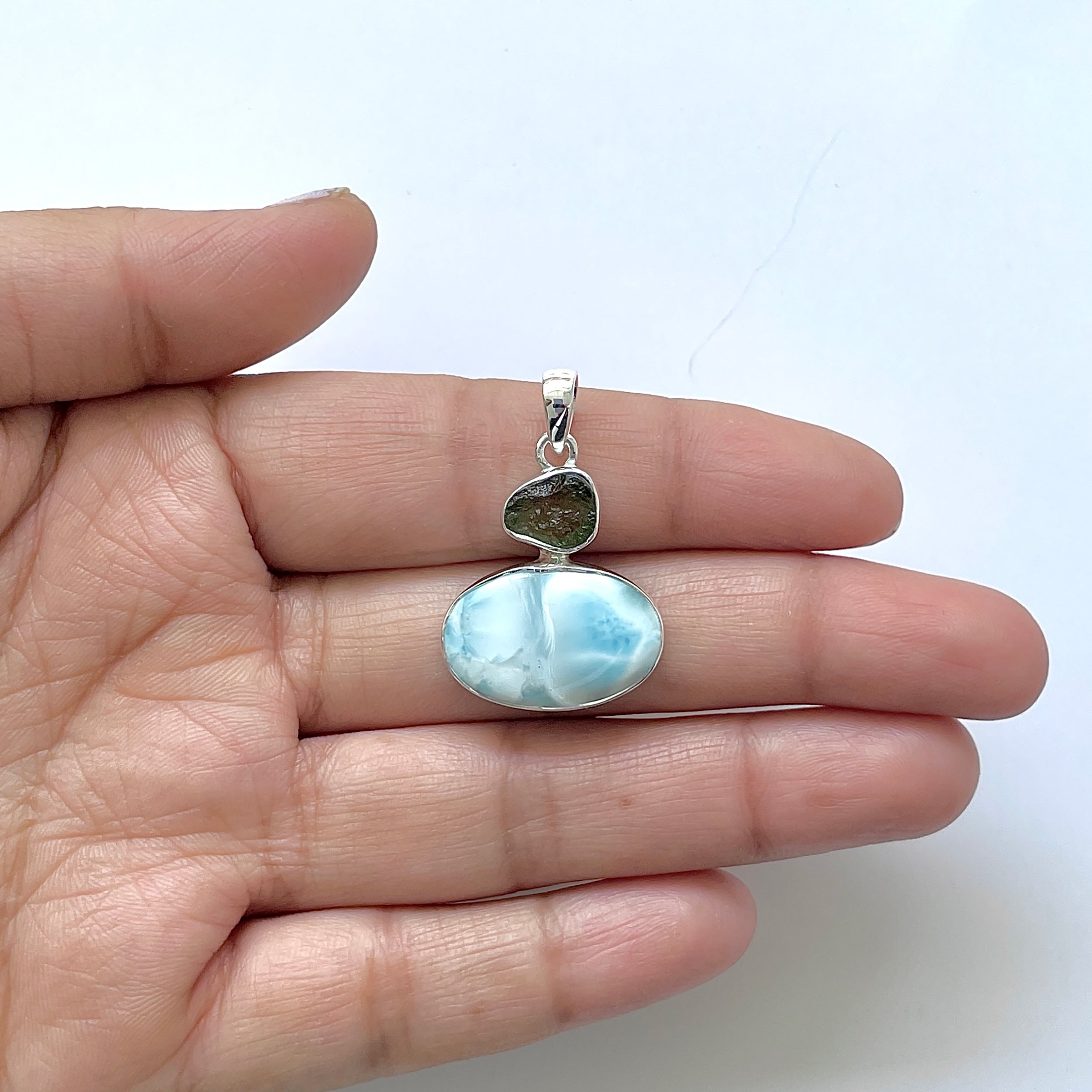 Larimar Pendant-(LAR-1-10)