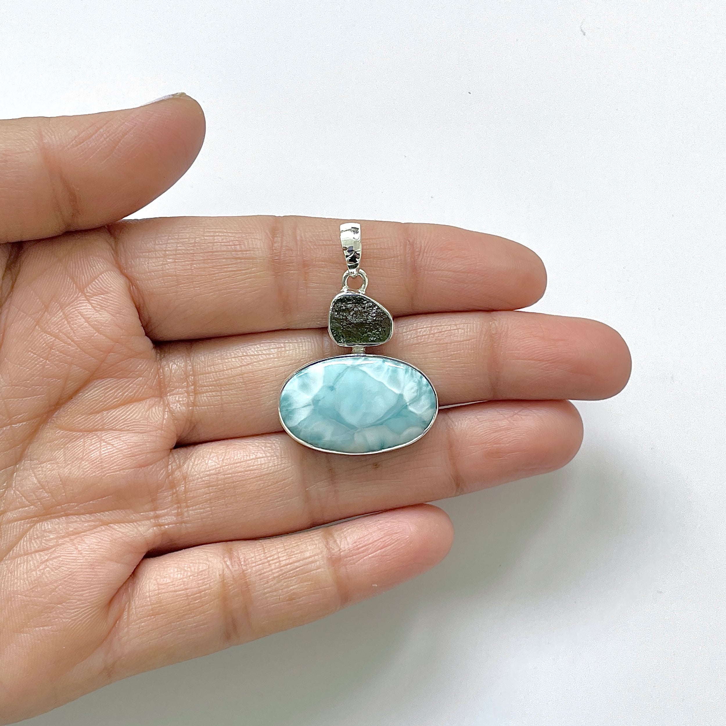 Larimar Pendant-(LAR-1-104)