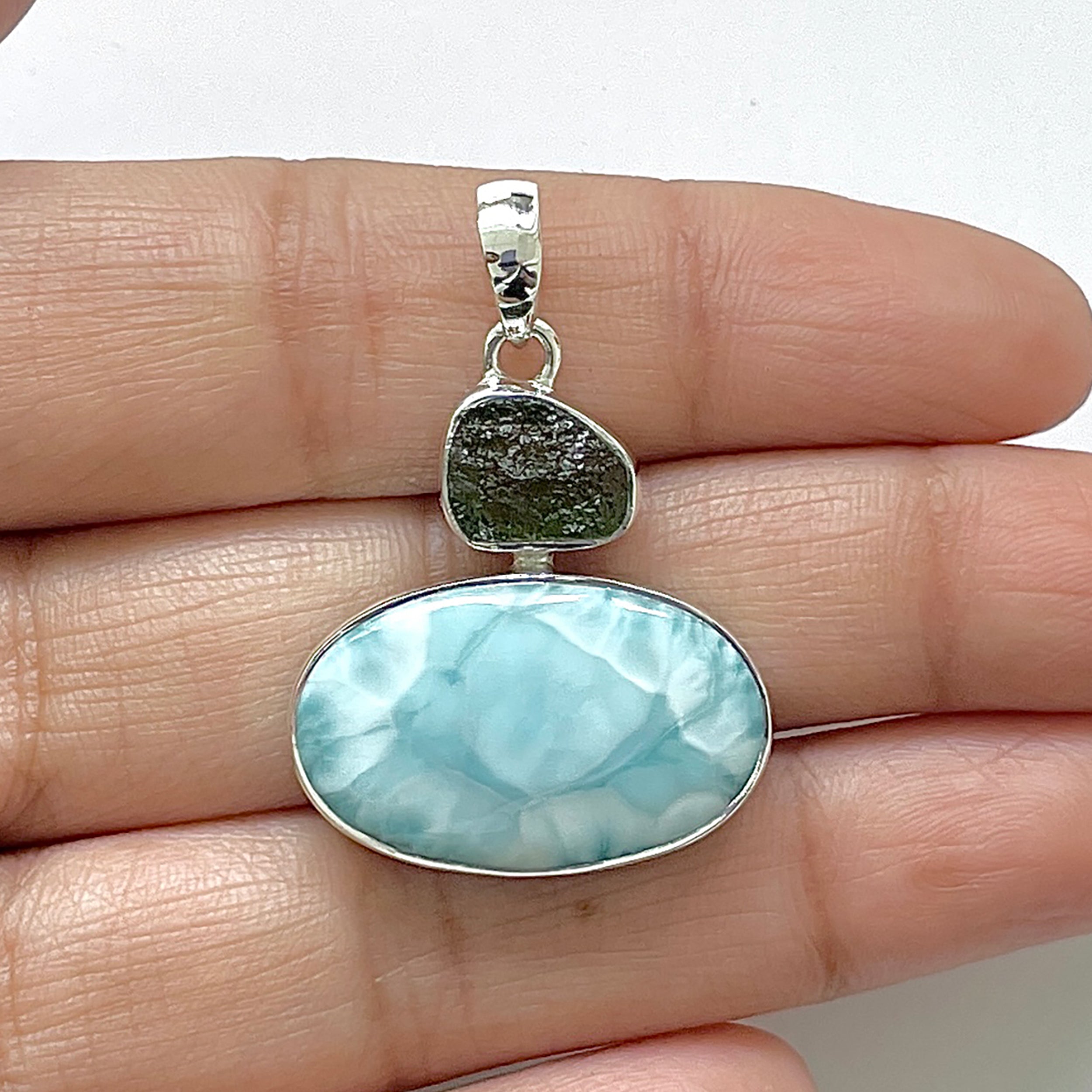 Larimar Pendant-(LAR-1-104)