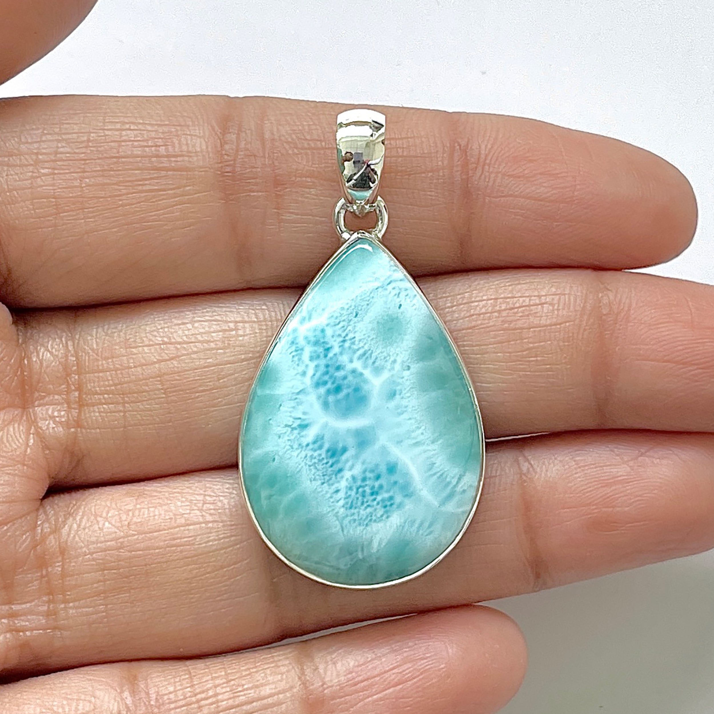 Larimar Pendant-(LAR-1-107)