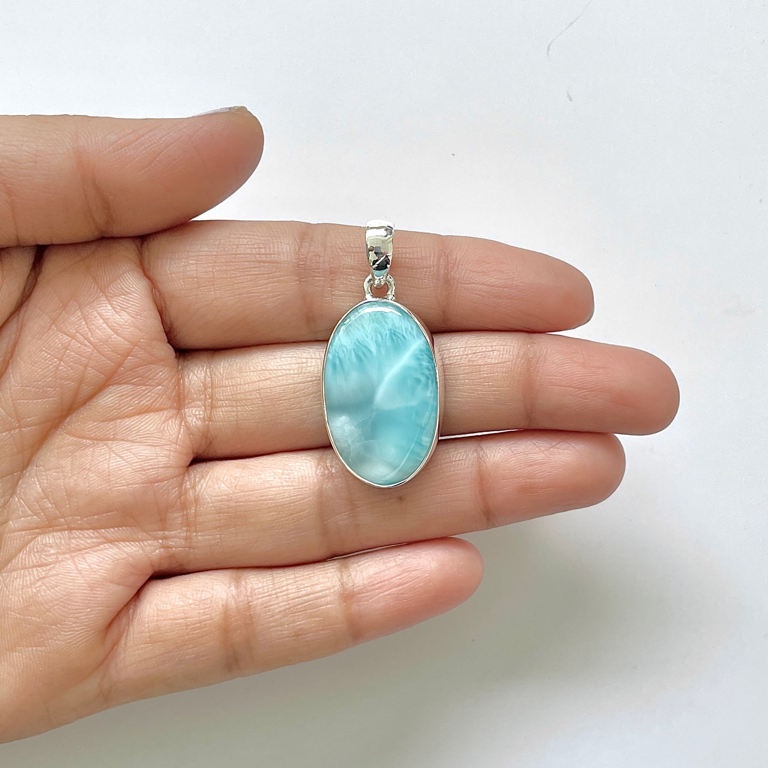 Larimar Pendant-(LAR-1-109)