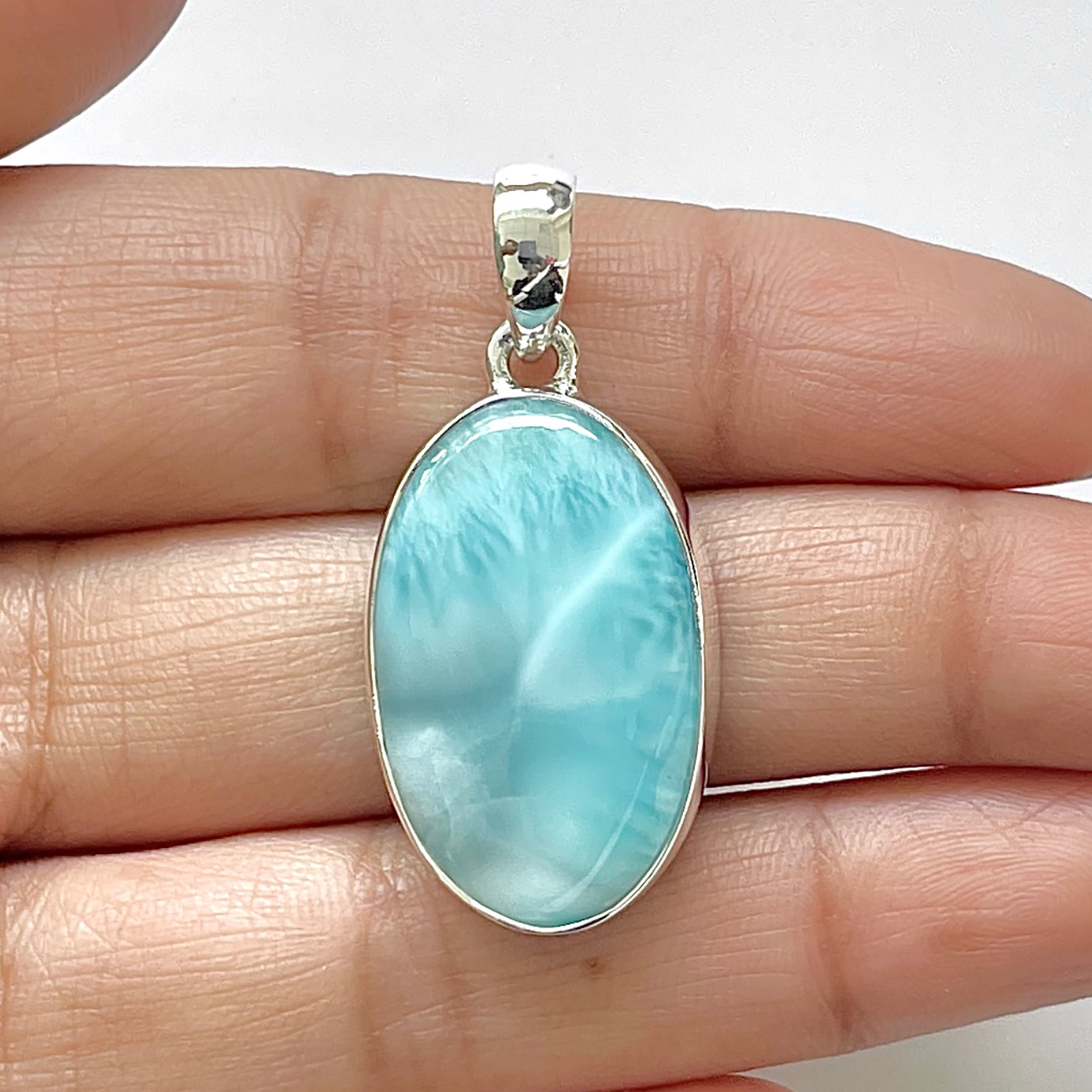 Larimar Pendant-(LAR-1-109)