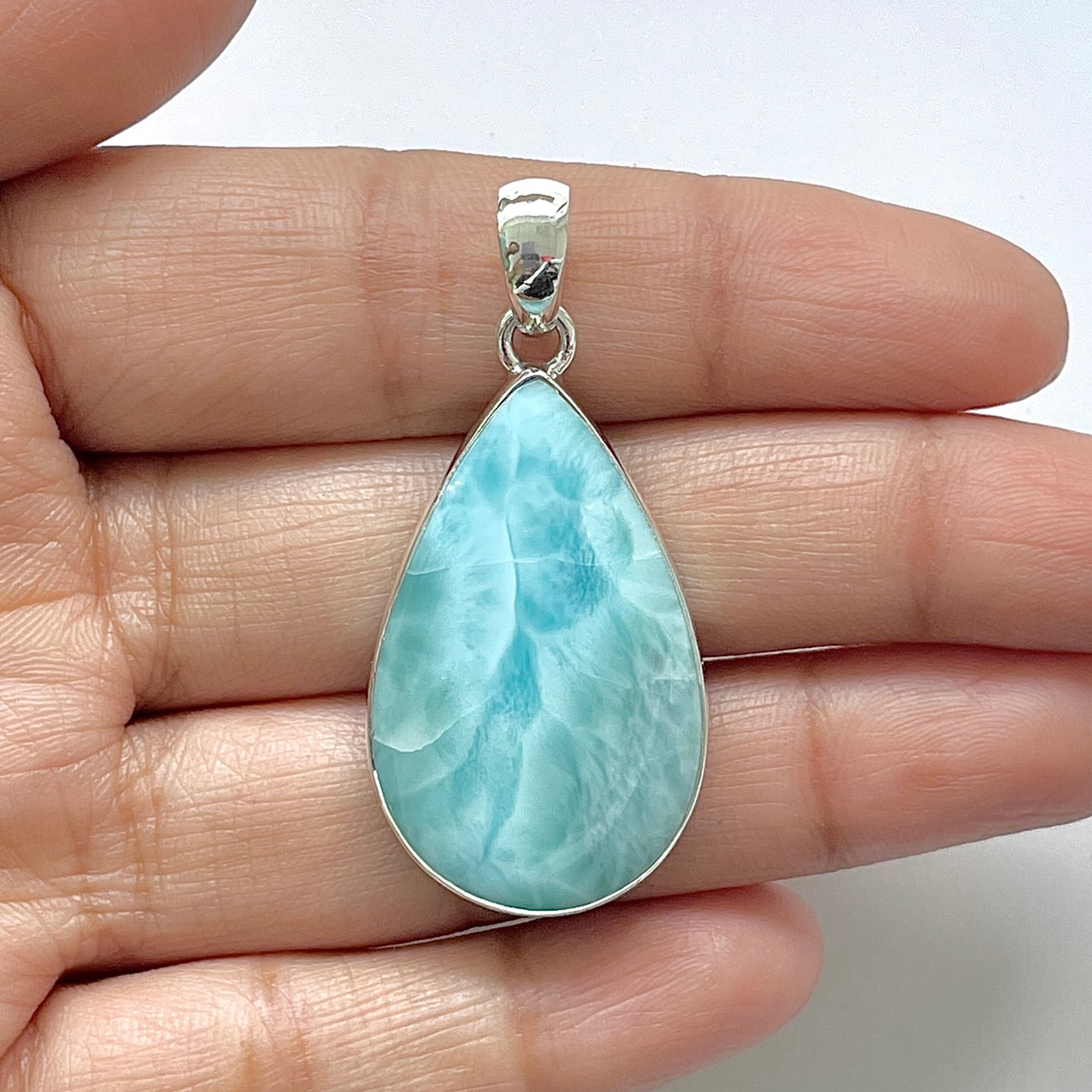 Larimar Pendant-(LAR-1-118)