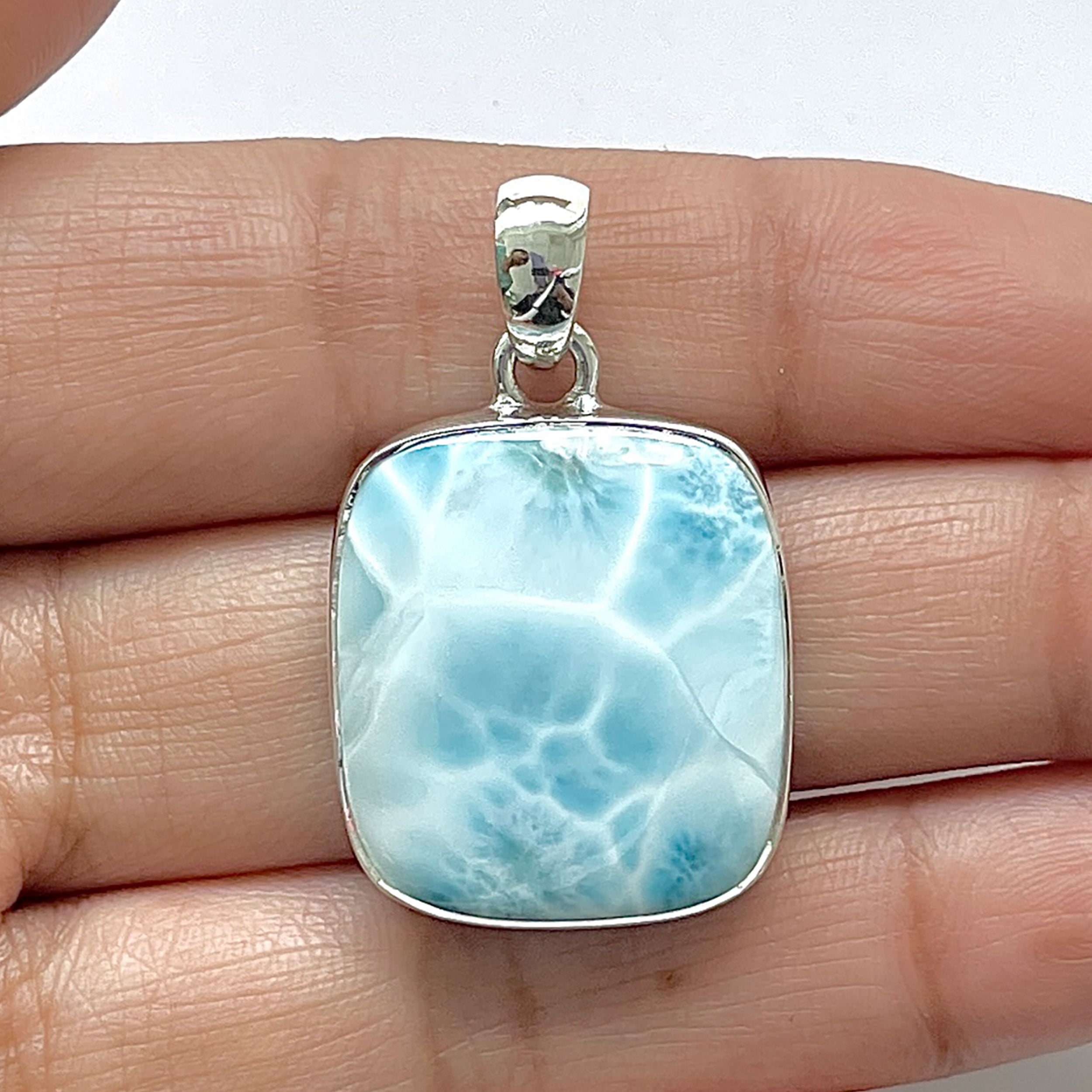 Larimar Pendant-(LAR-1-122)