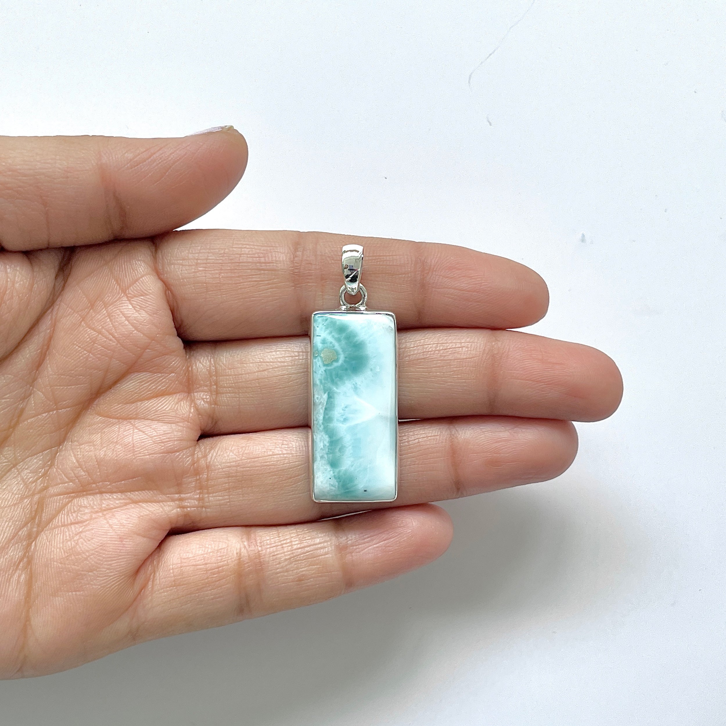 Larimar Pendant-(LAR-1-123)