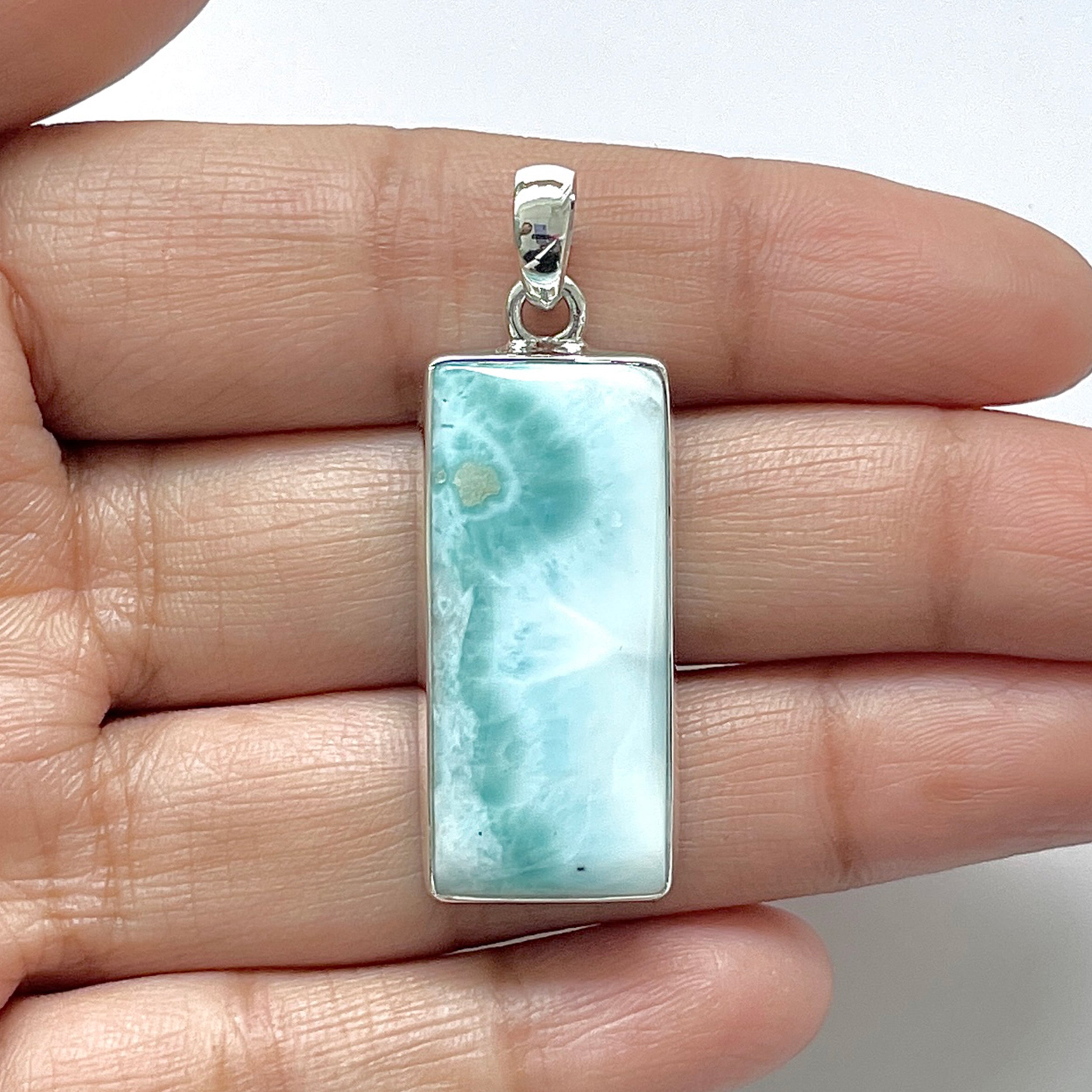 Larimar Pendant-(LAR-1-123)