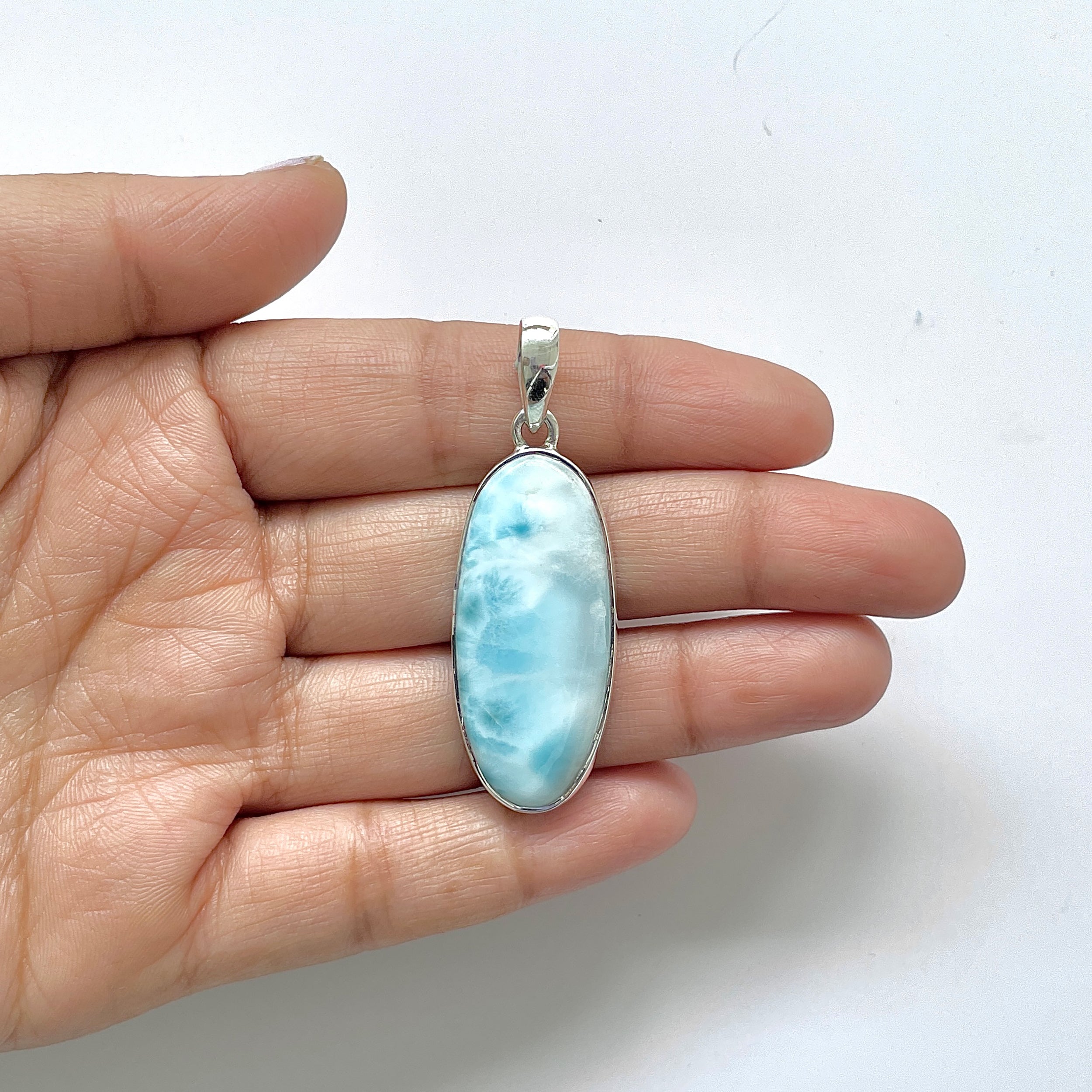 Larimar Pendant-(LAR-1-124)
