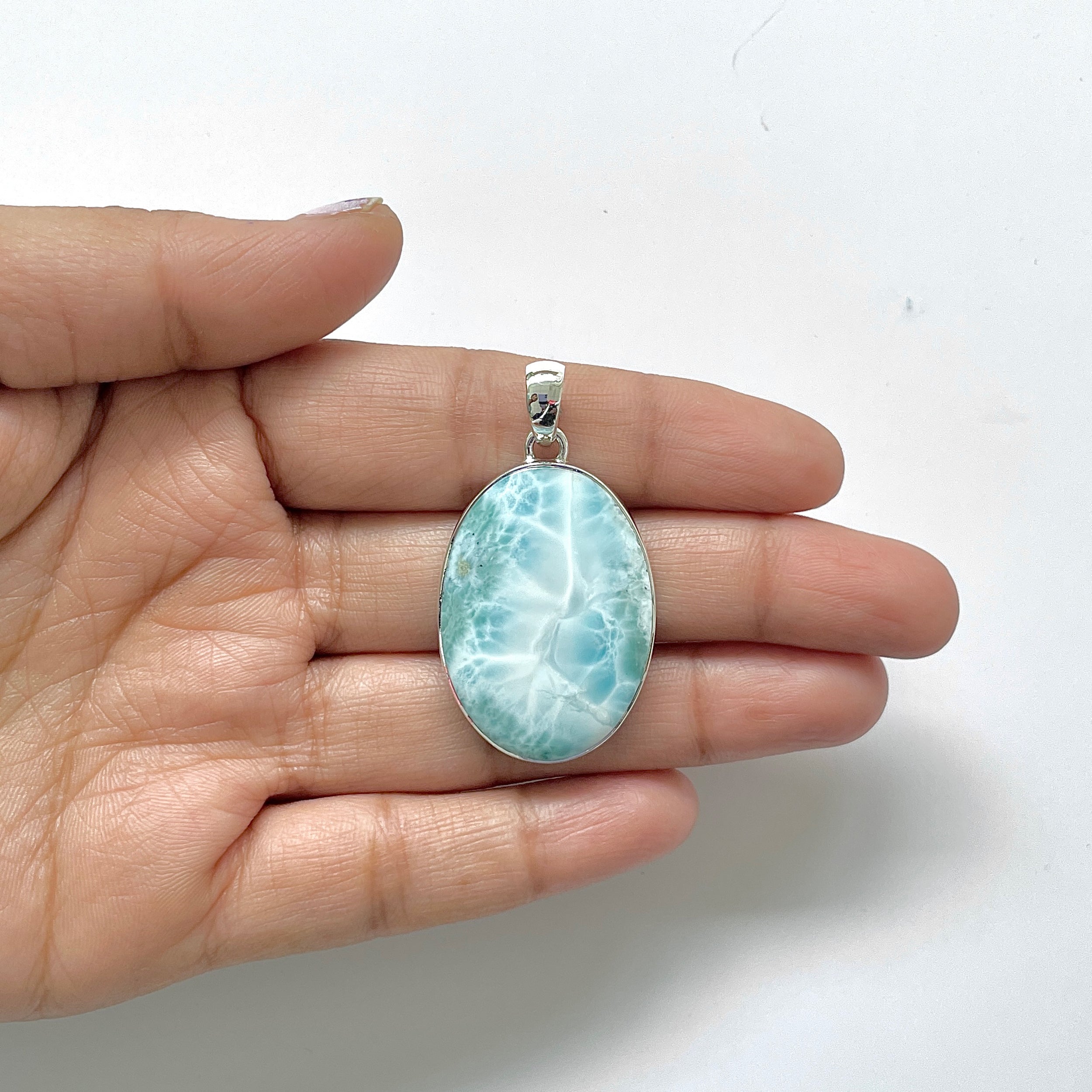 Larimar Pendant-(LAR-1-128)