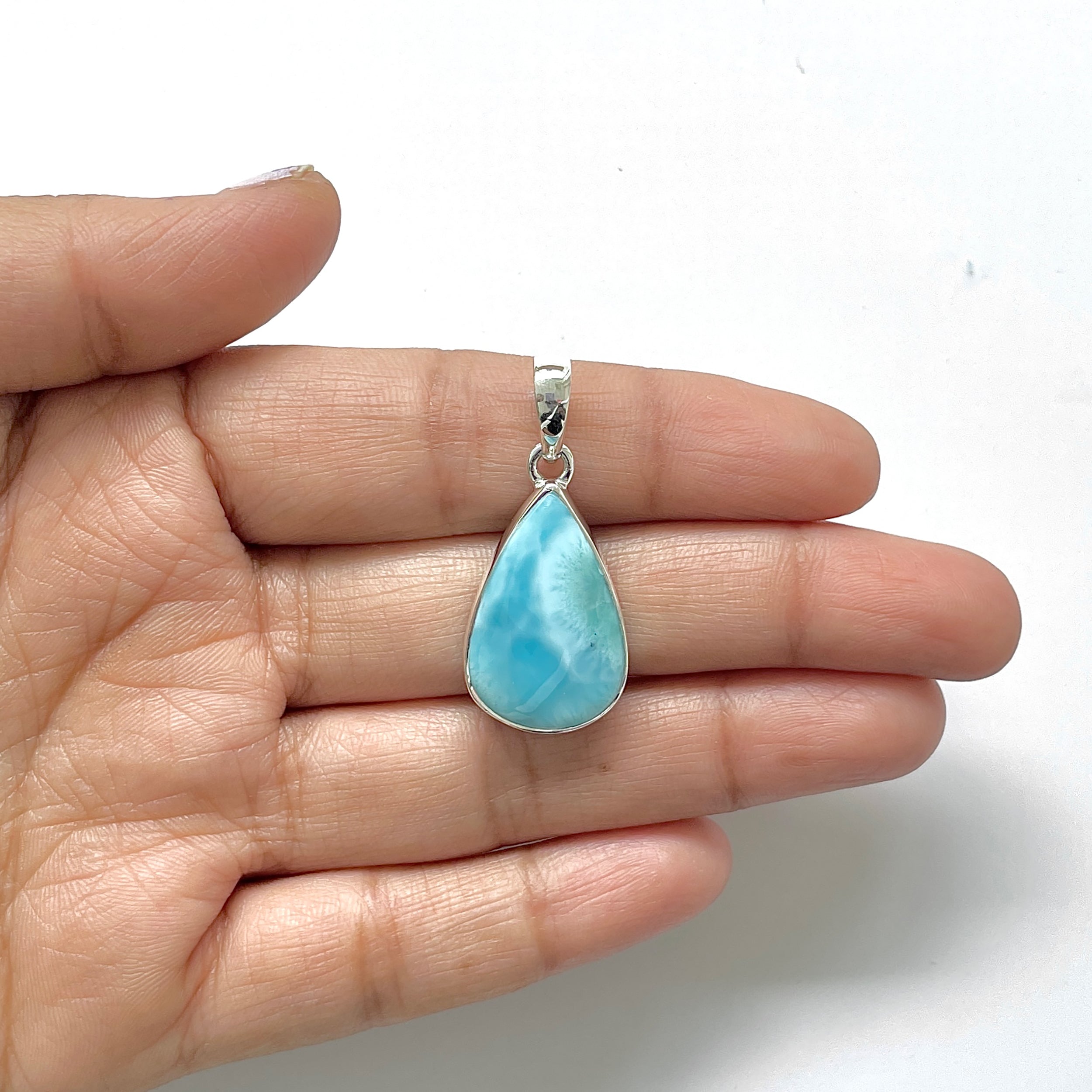 Larimar Pendant-(LAR-1-129)