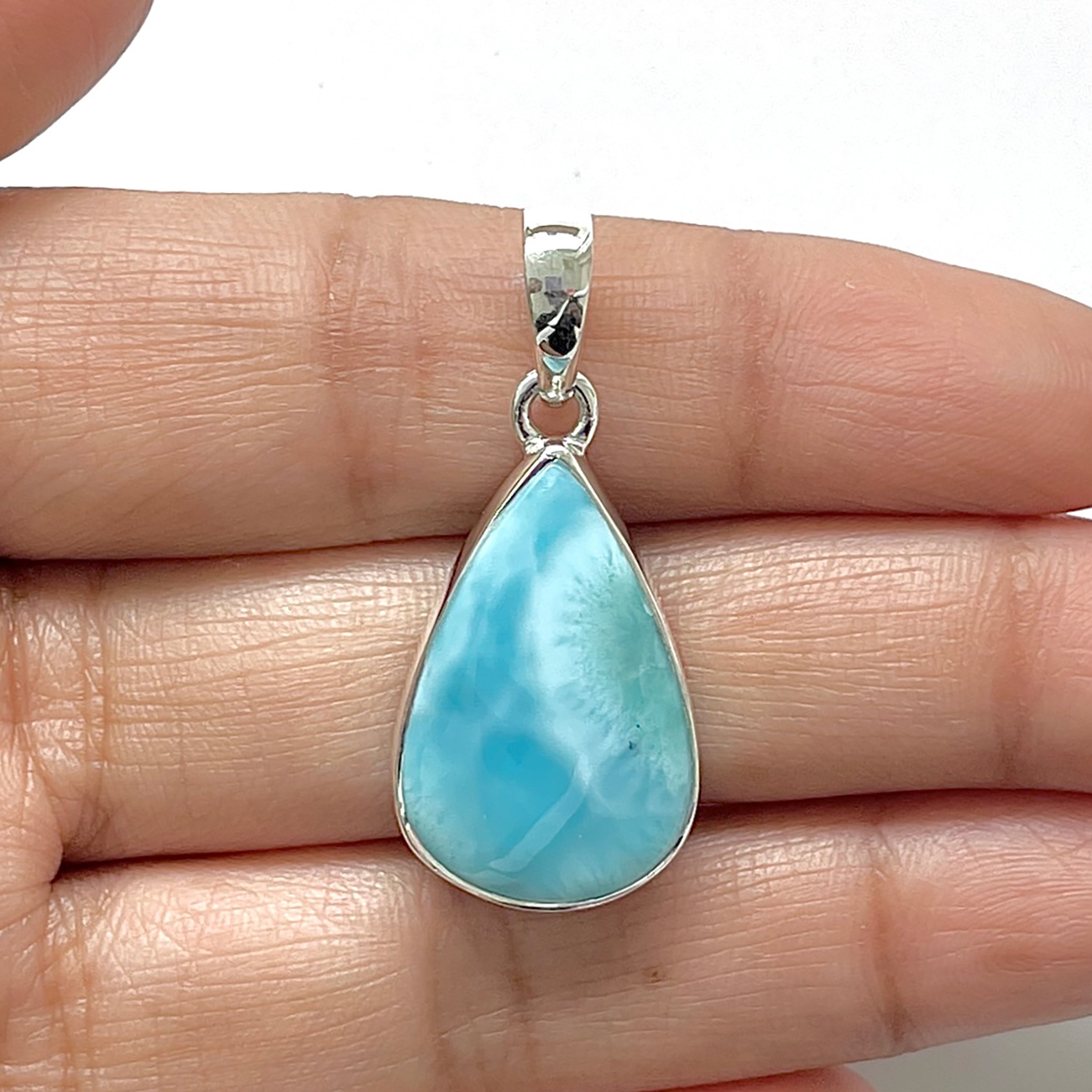 Larimar Pendant-(LAR-1-129)