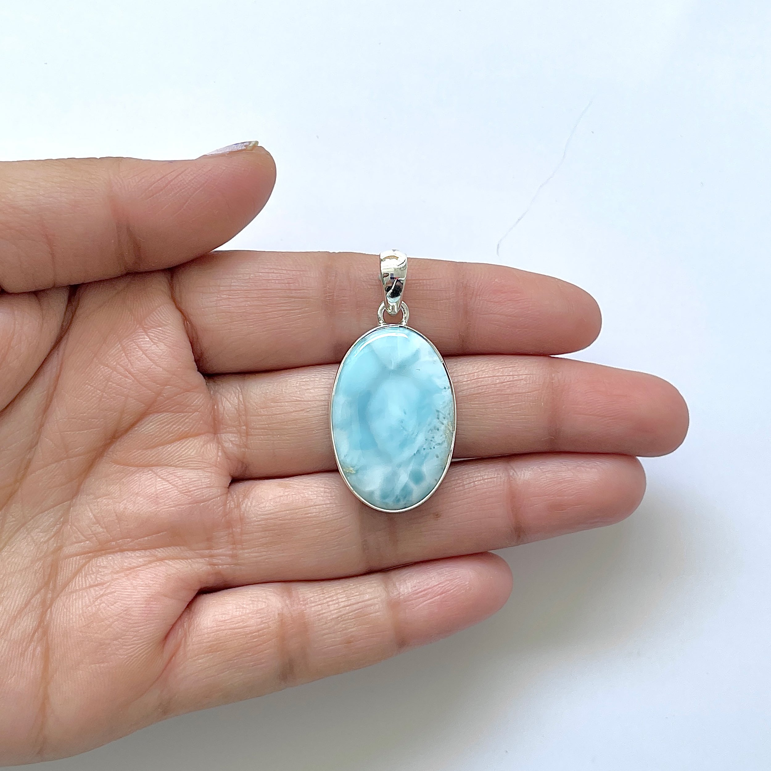 Larimar Pendant-(LAR-1-13)