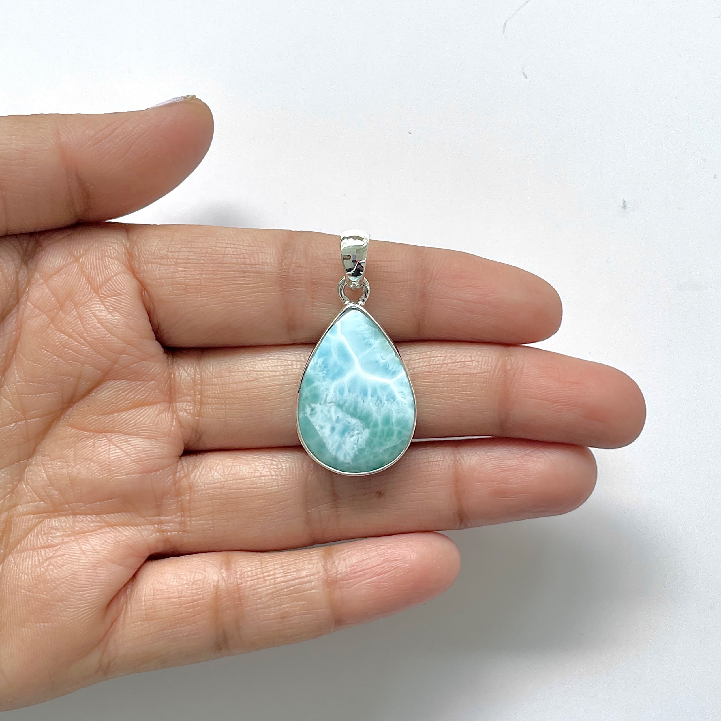 Larimar Pendant-(LAR-1-130)