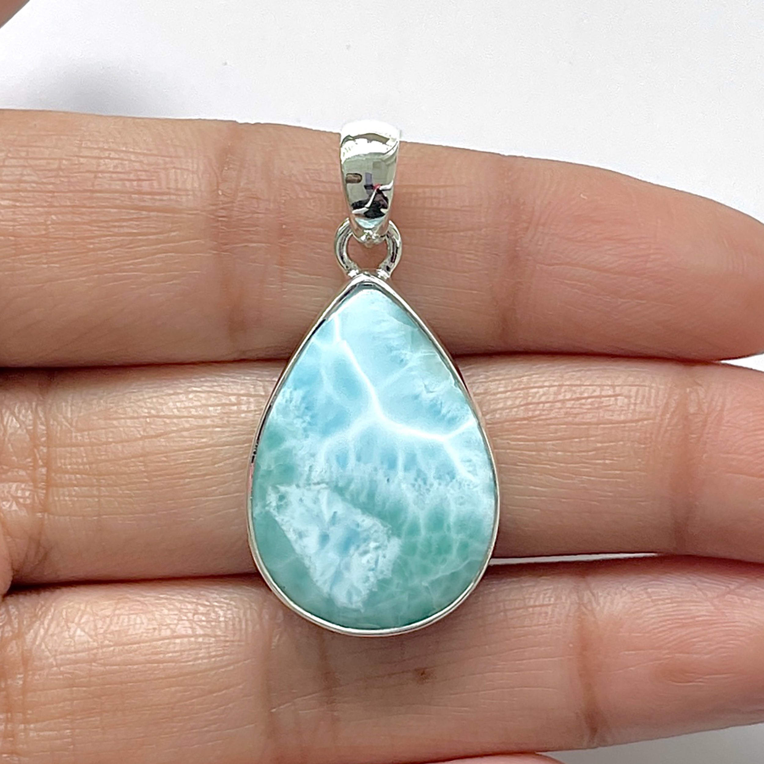 Larimar Pendant-(LAR-1-130)