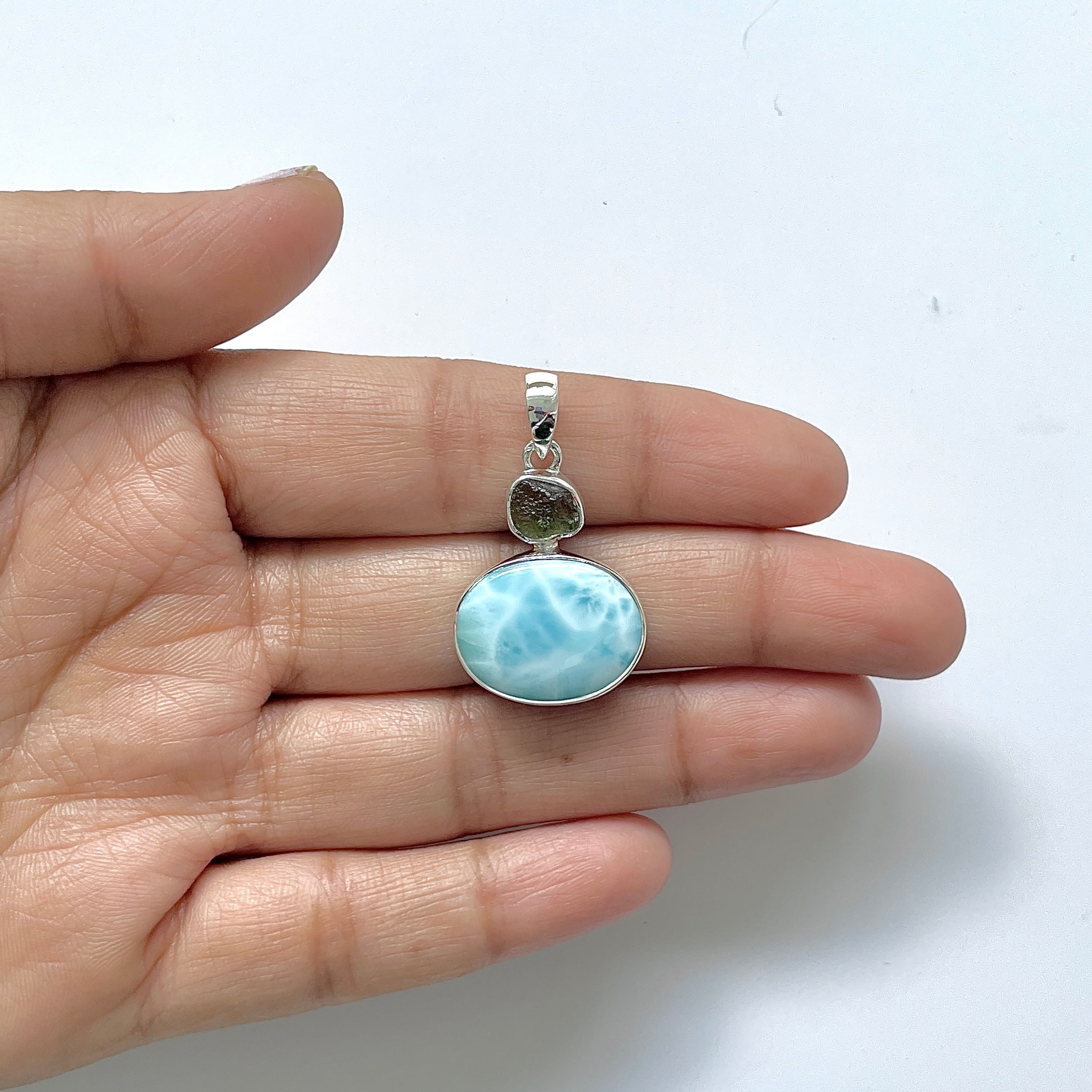 Larimar Pendant-(LAR-1-133)