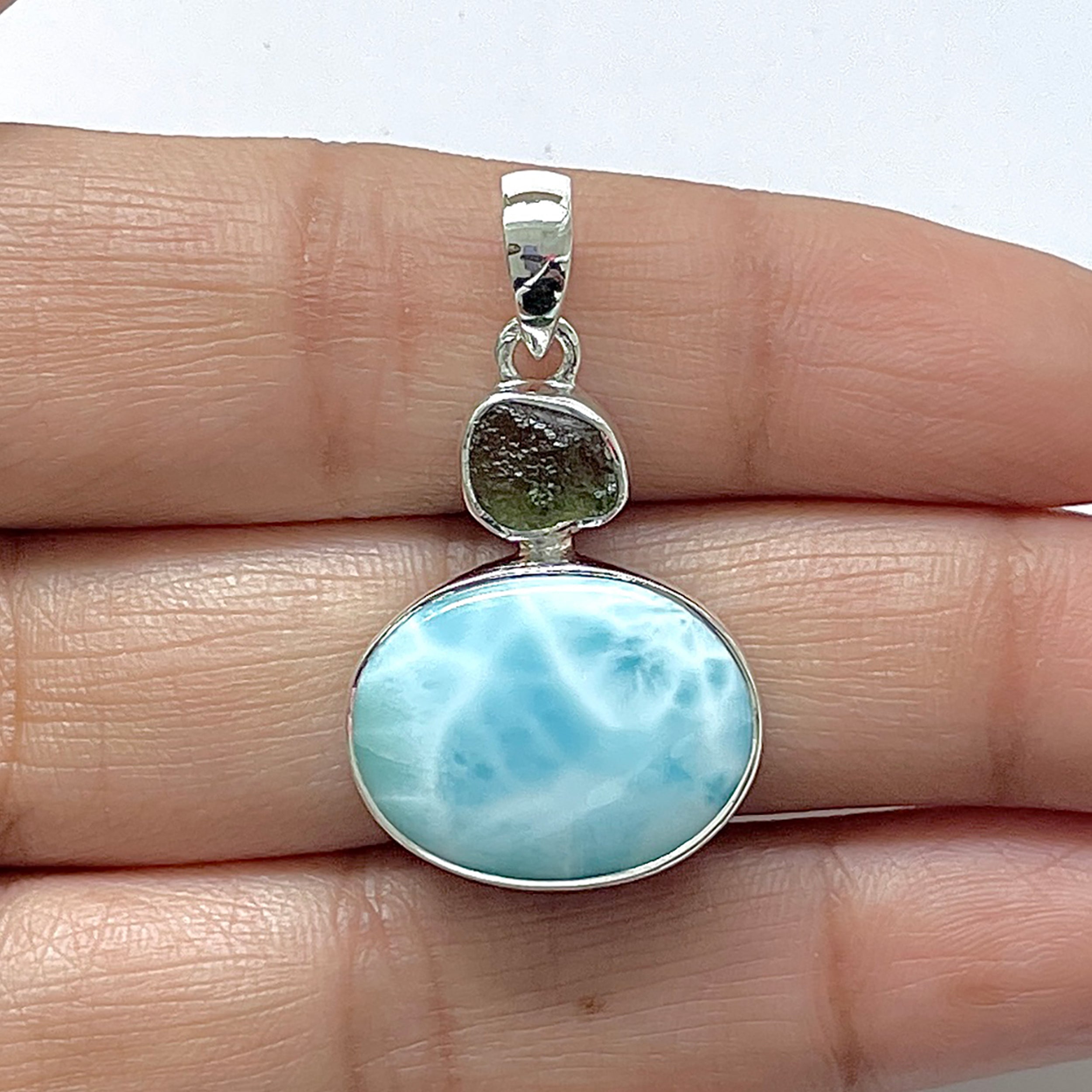 Larimar Pendant-(LAR-1-133)