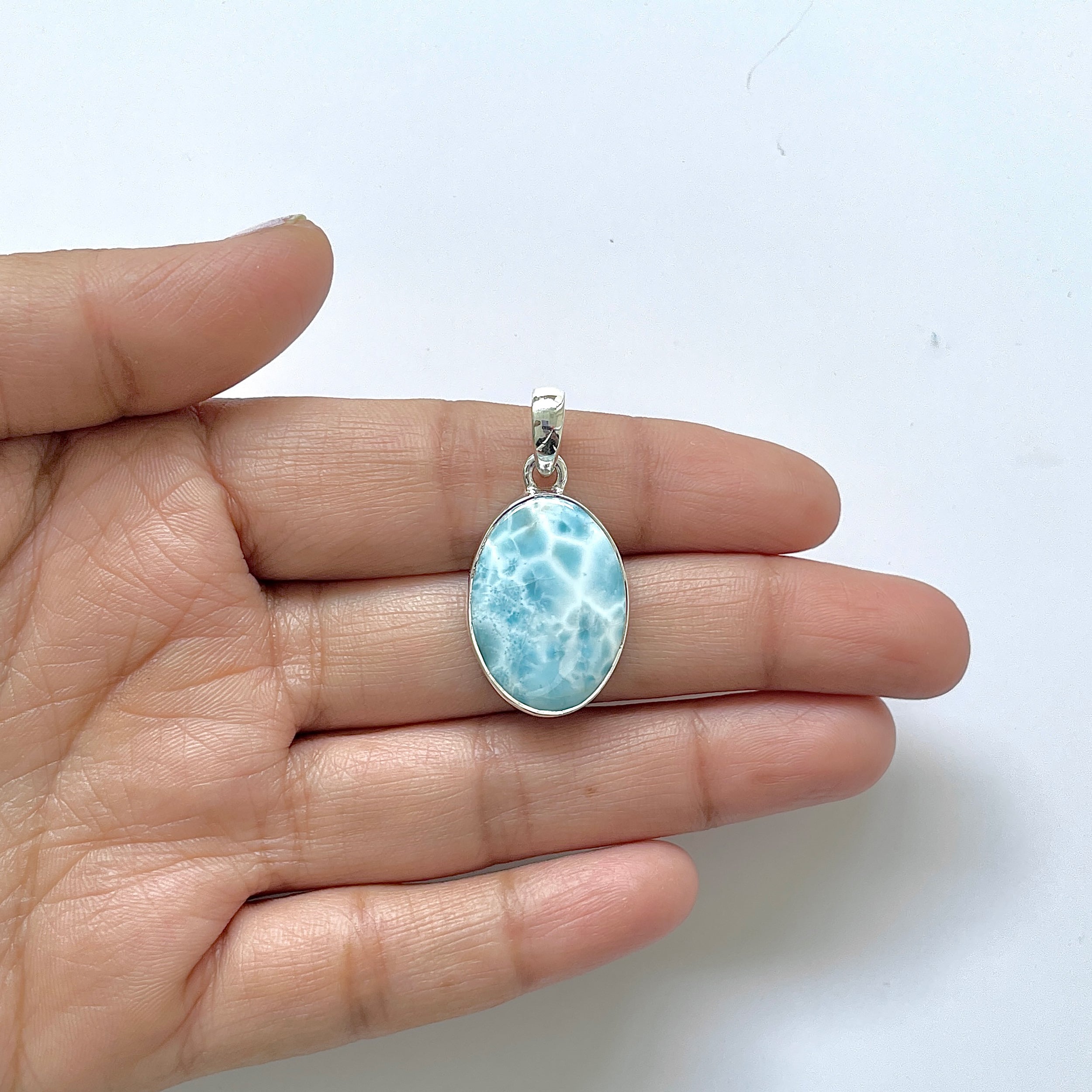 Larimar Pendant-(LAR-1-136)