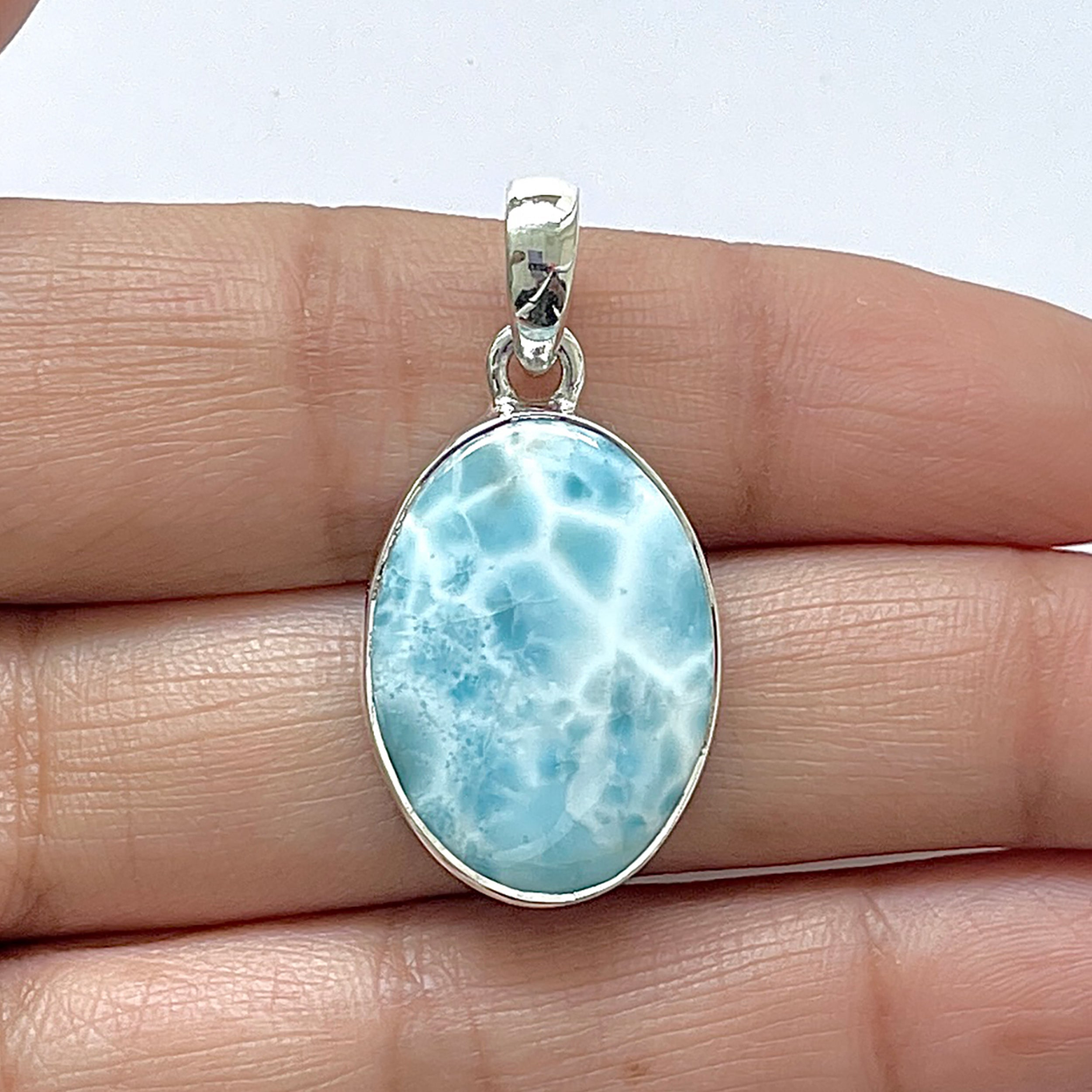 Larimar Pendant-(LAR-1-136)
