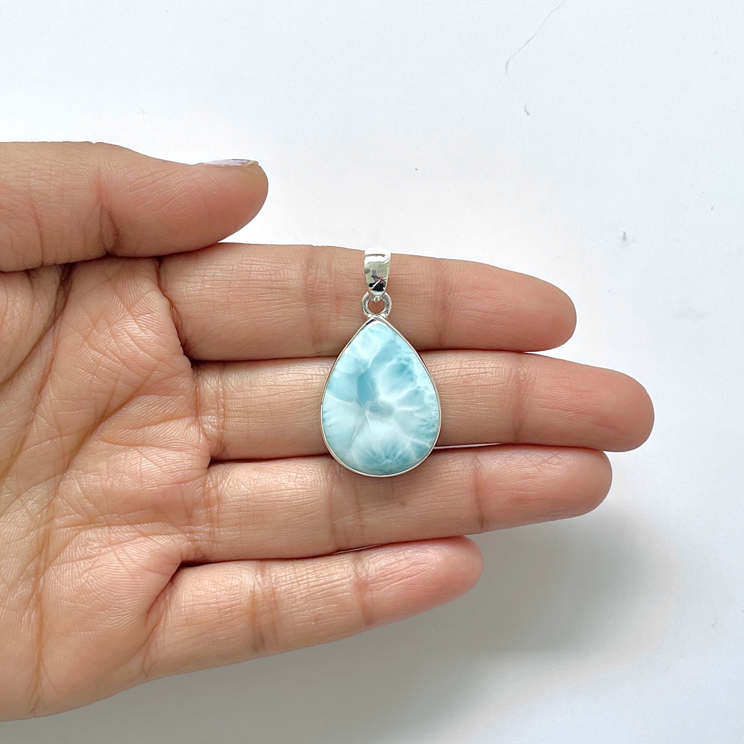 Larimar Pendant-(LAR-1-137)