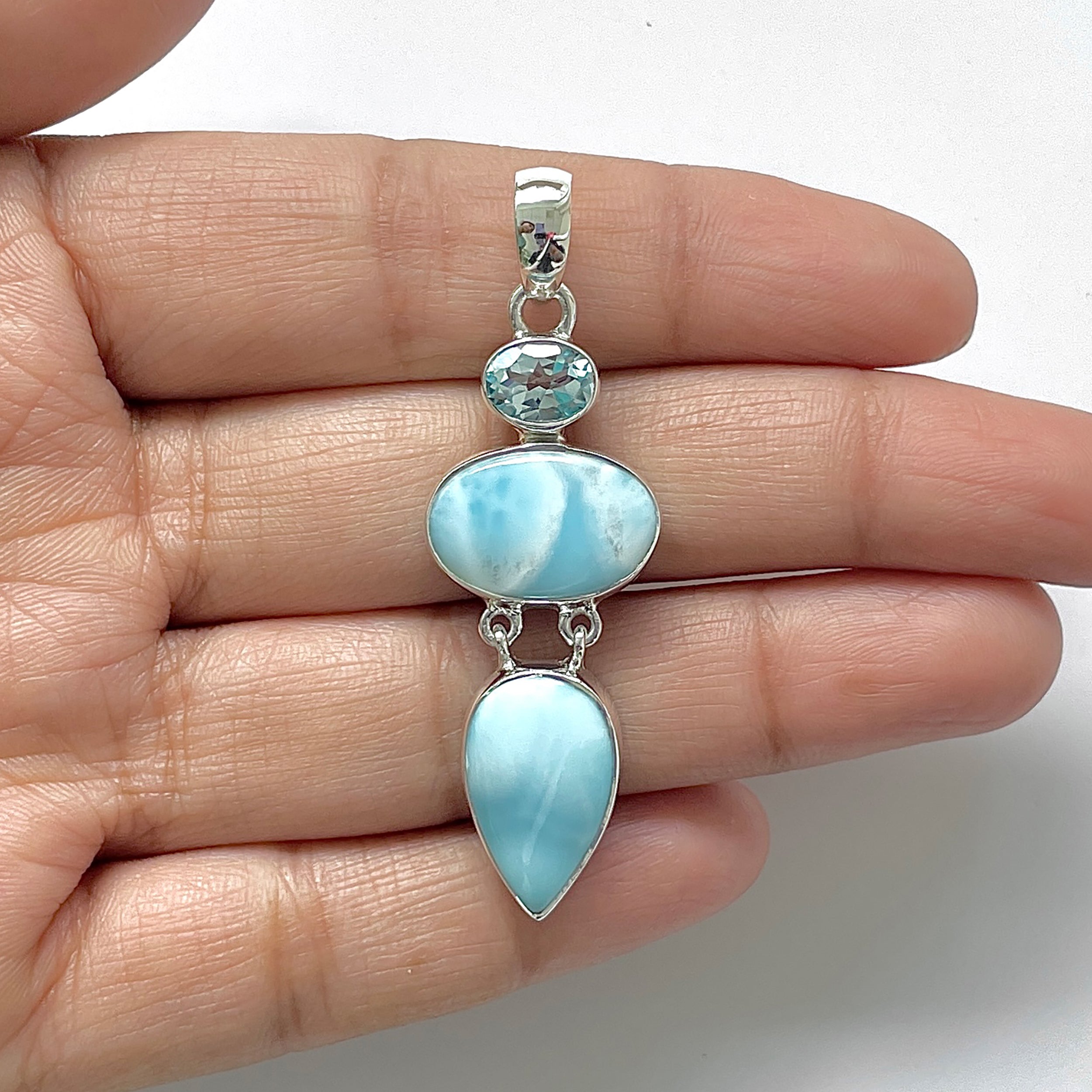 Larimar Pendant-(LAR-1-140)