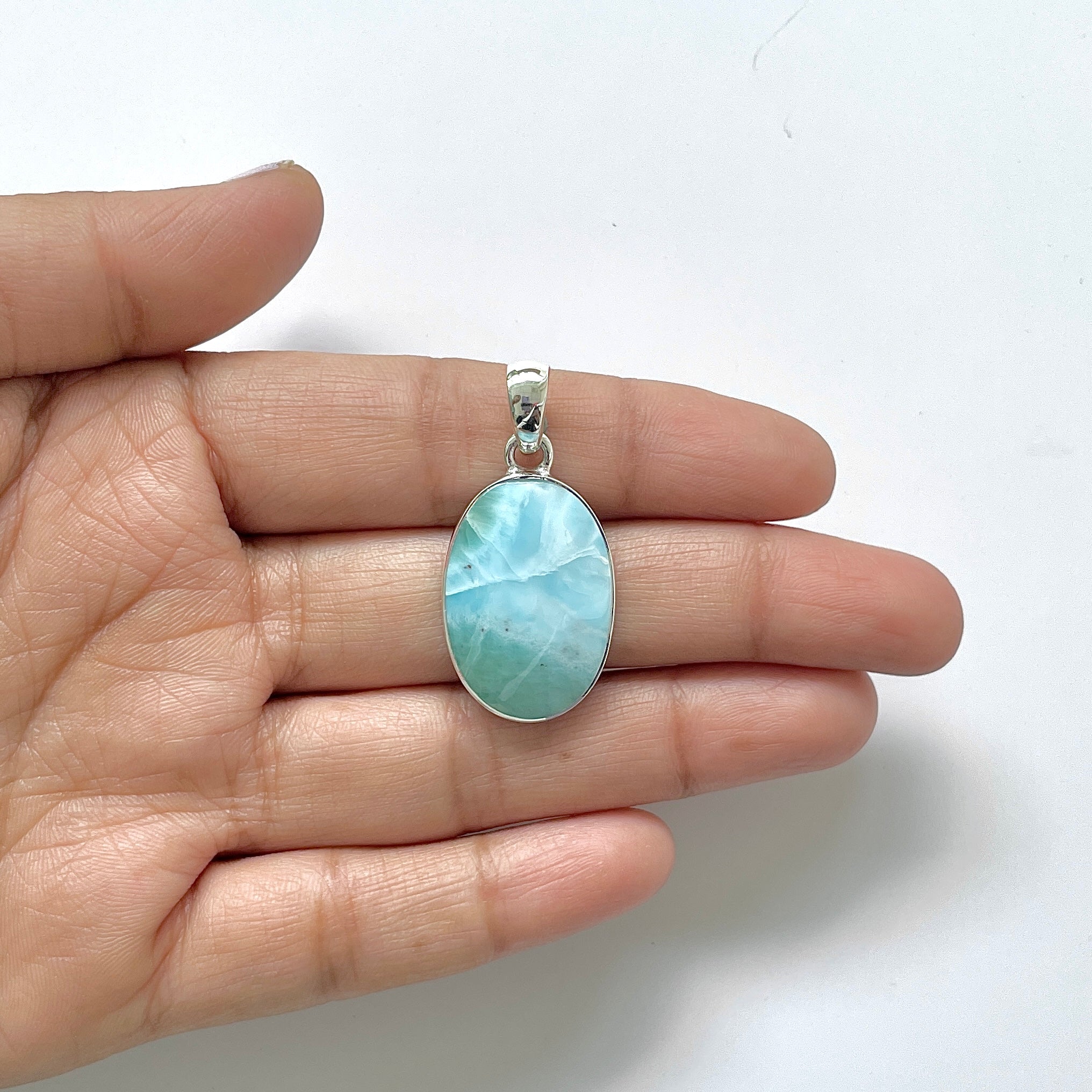 Larimar Pendant-(LAR-1-144)