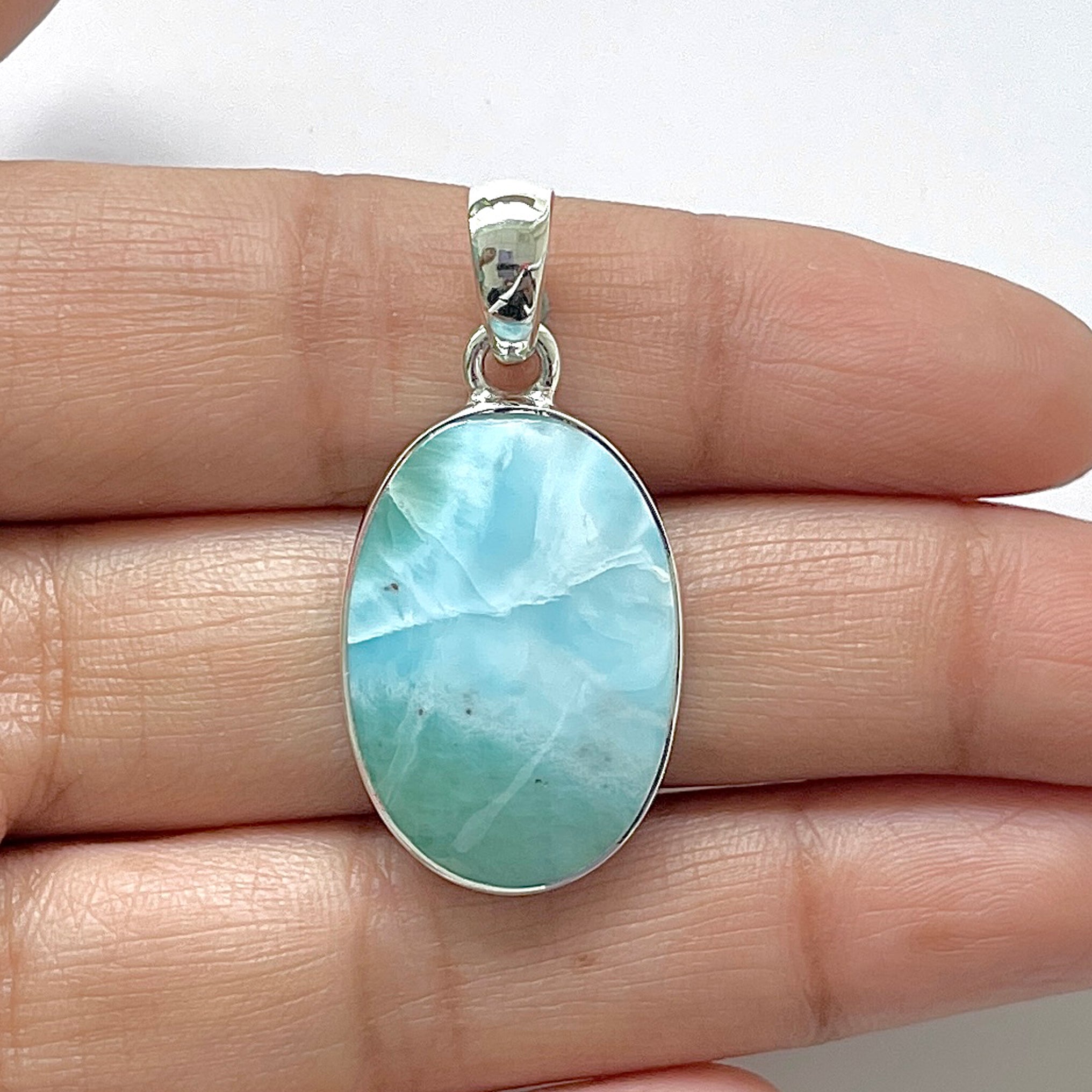 Larimar Pendant-(LAR-1-144)