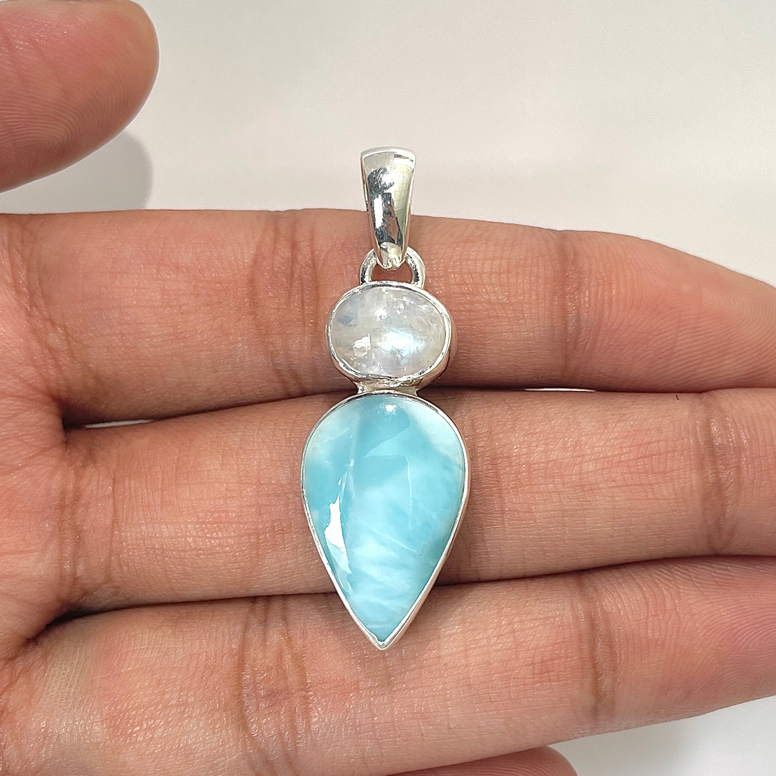 Larimar Pendant-(LAR-1-15)