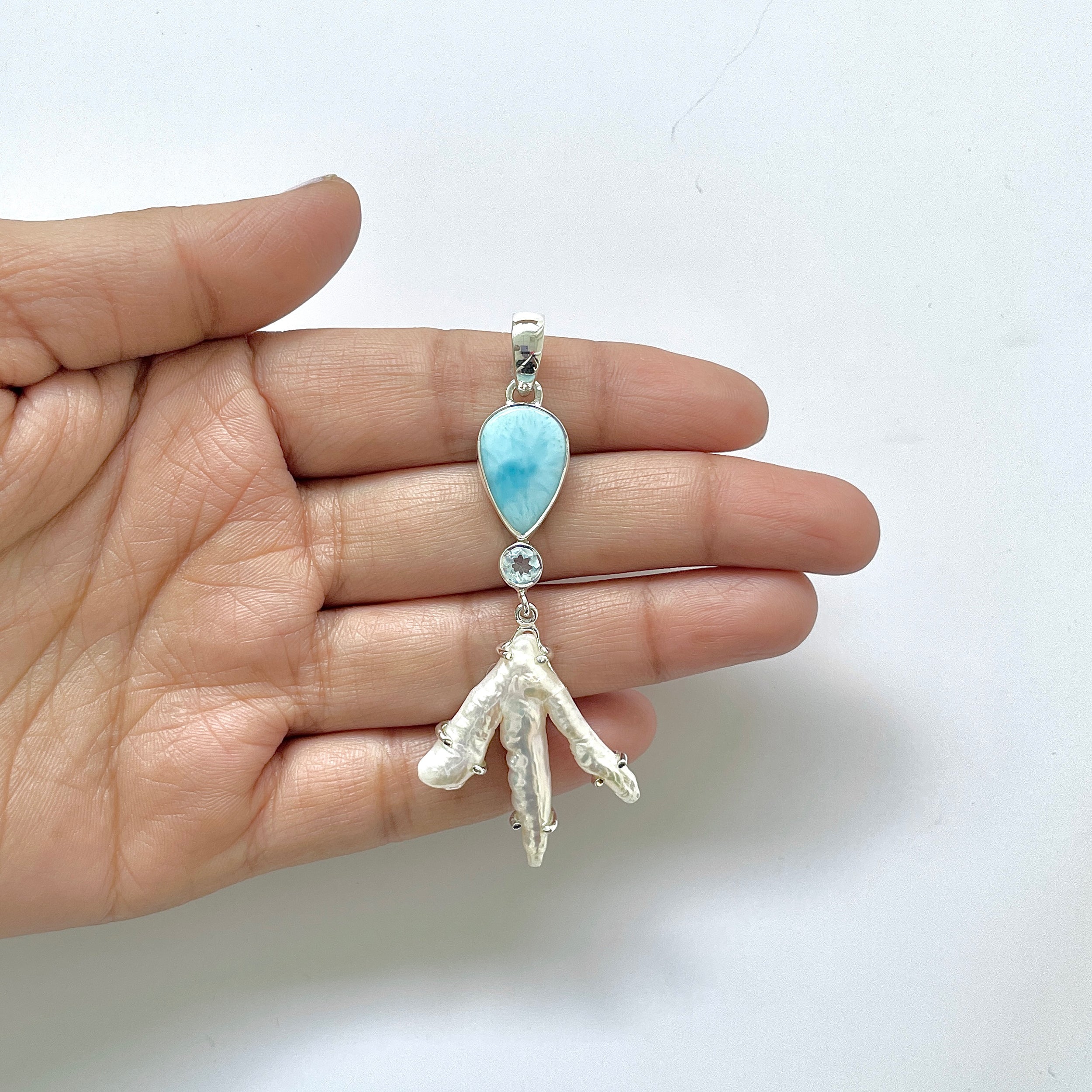 Larimar Pendant-(LAR-1-150)