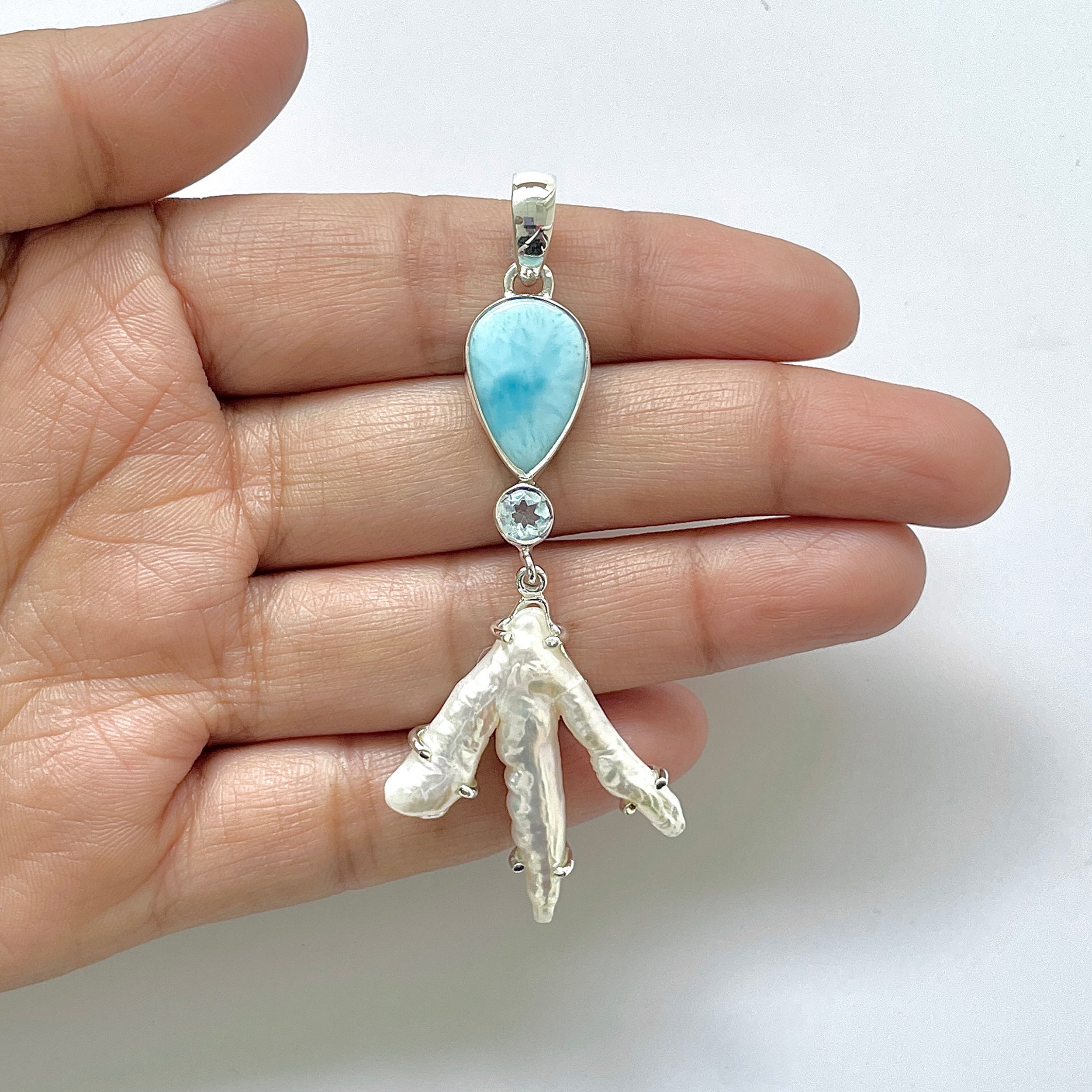Larimar Pendant-(LAR-1-150)