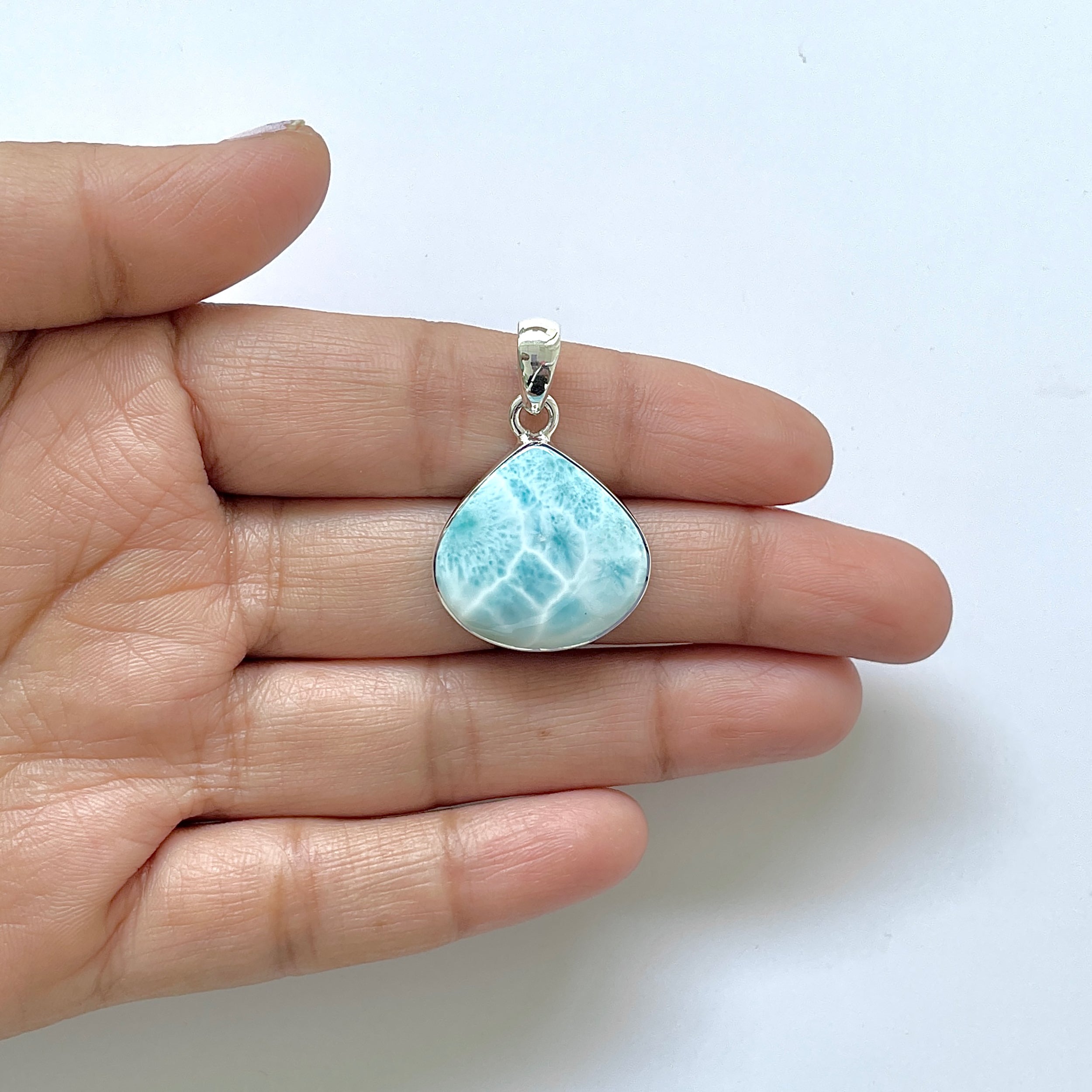 Larimar Pendant-(LAR-1-153)