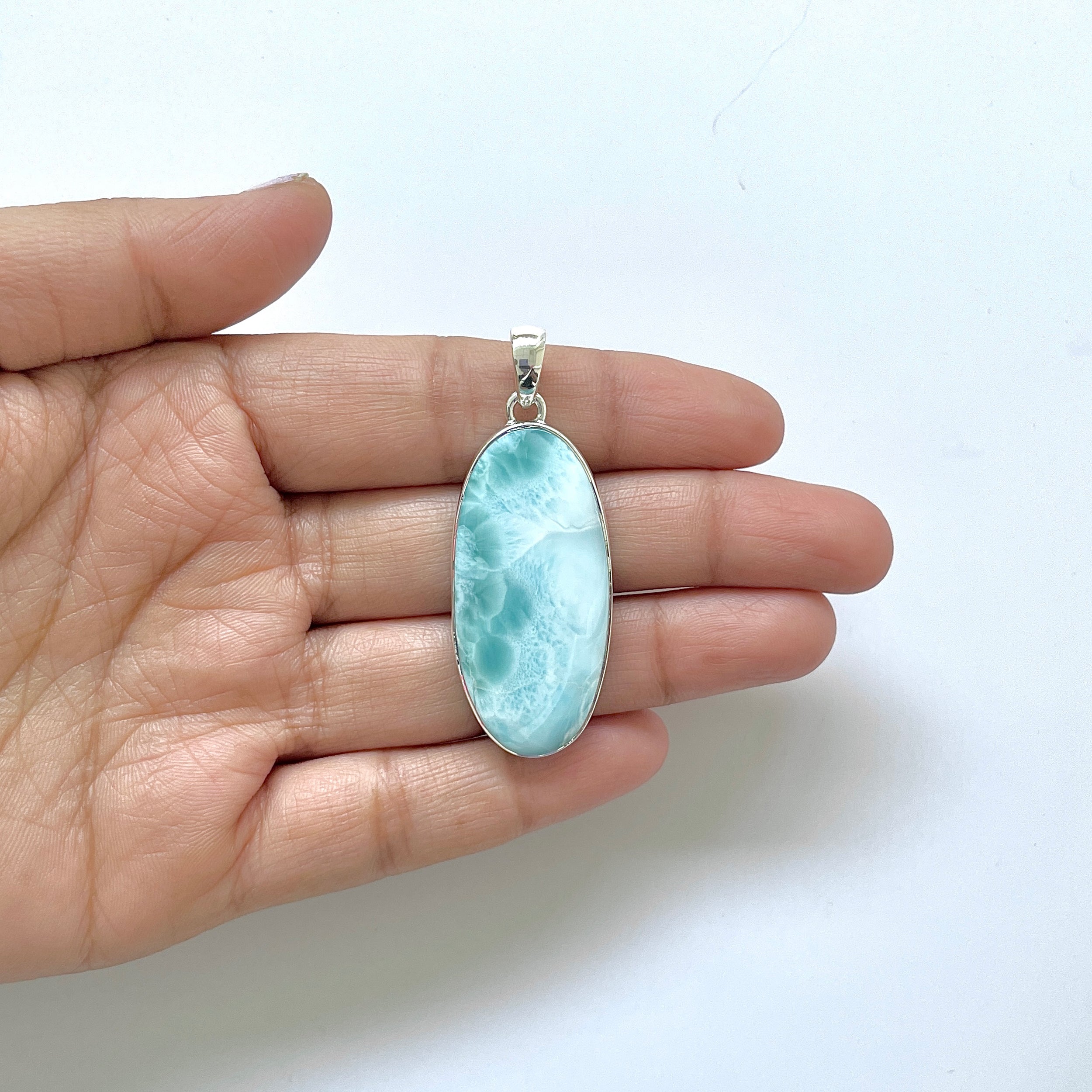 Larimar Pendant-(LAR-1-158)