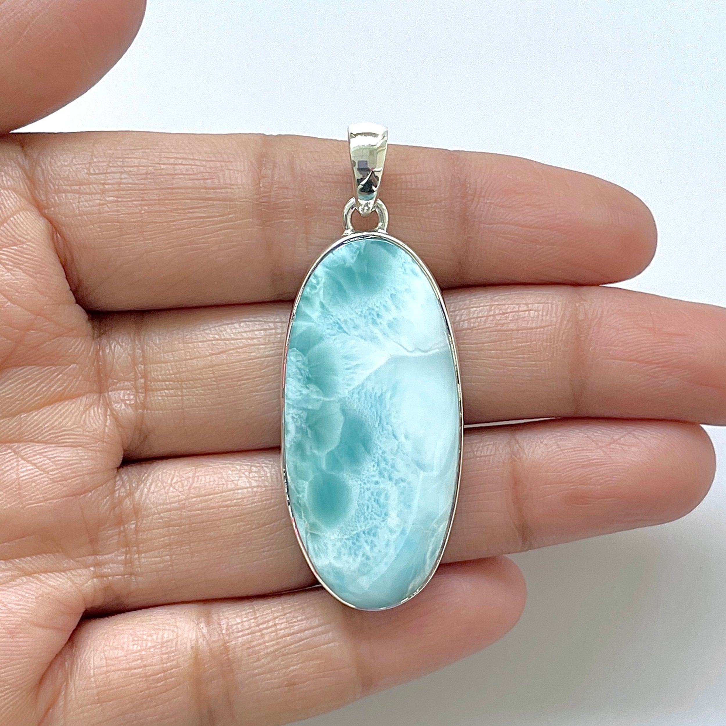 Larimar Pendant-(LAR-1-158)
