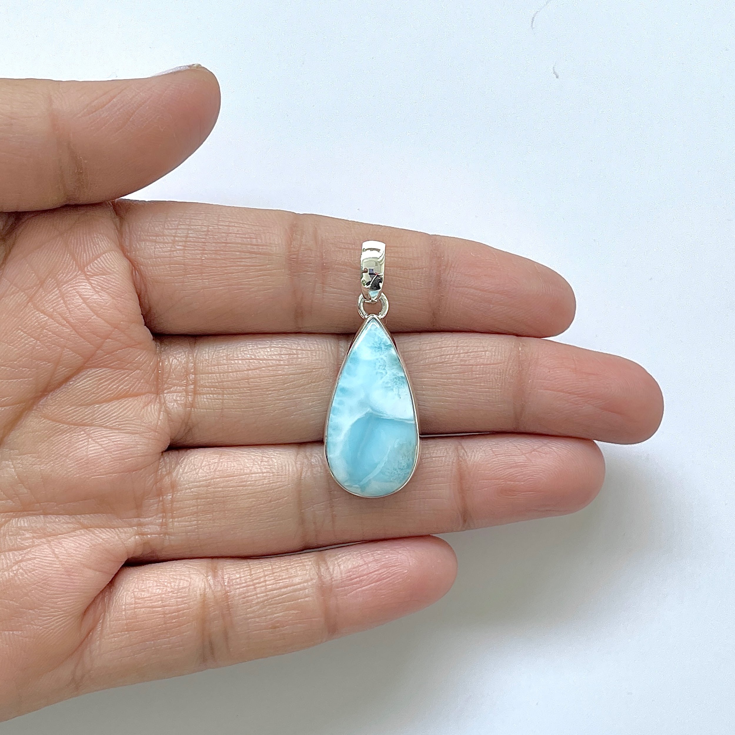 Larimar Pendant-(LAR-1-166)