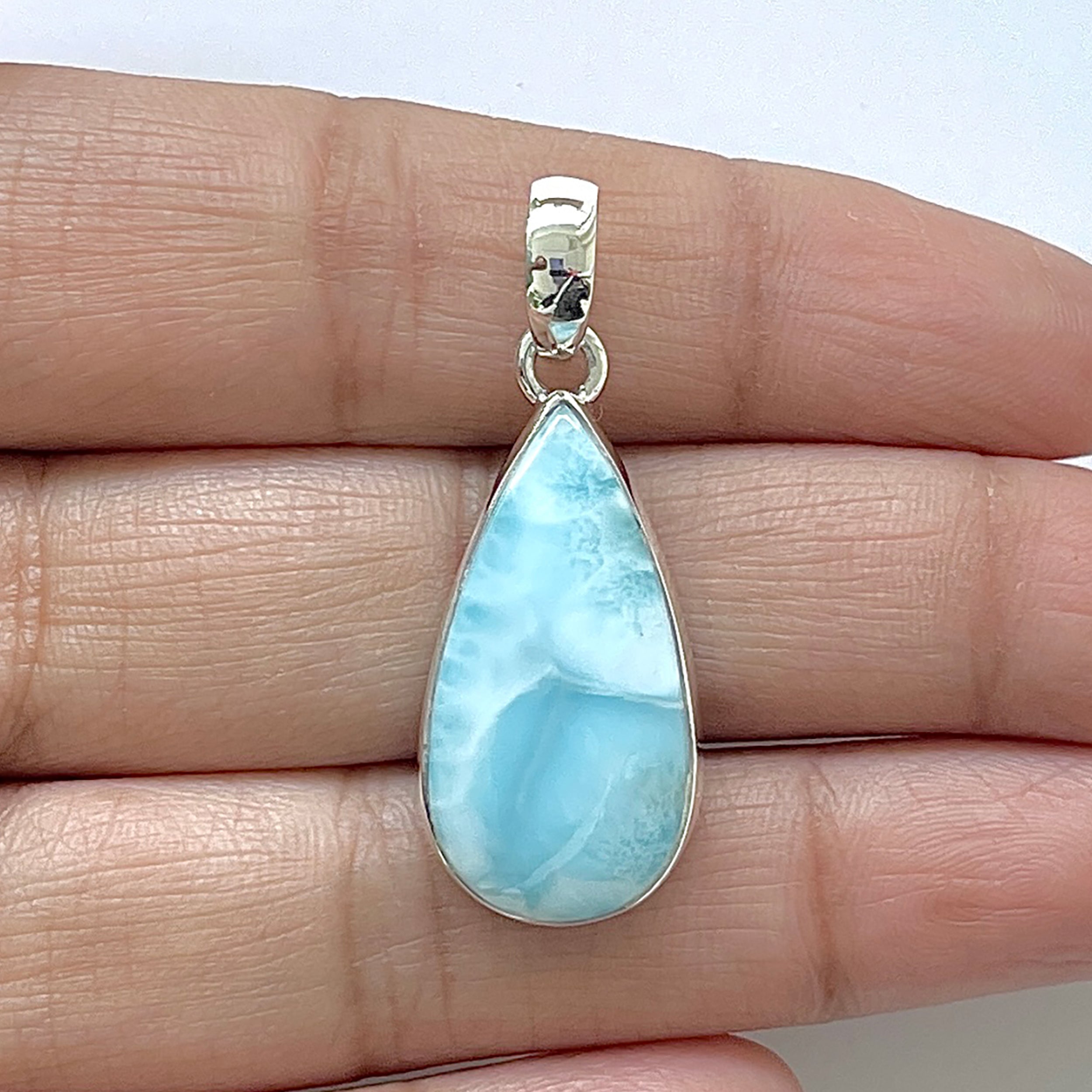 Larimar Pendant-(LAR-1-166)