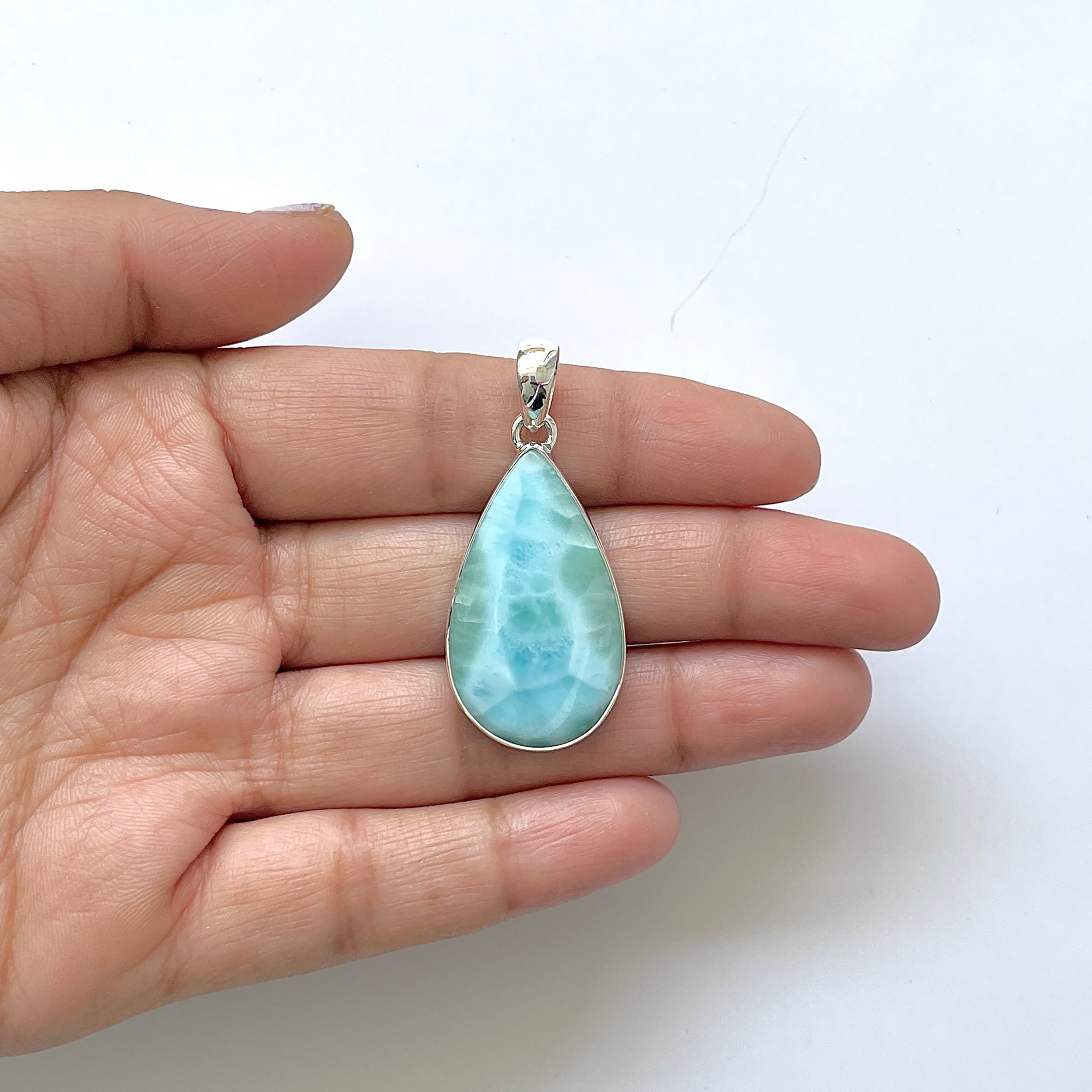 Larimar Pendant-(LAR-1-17)