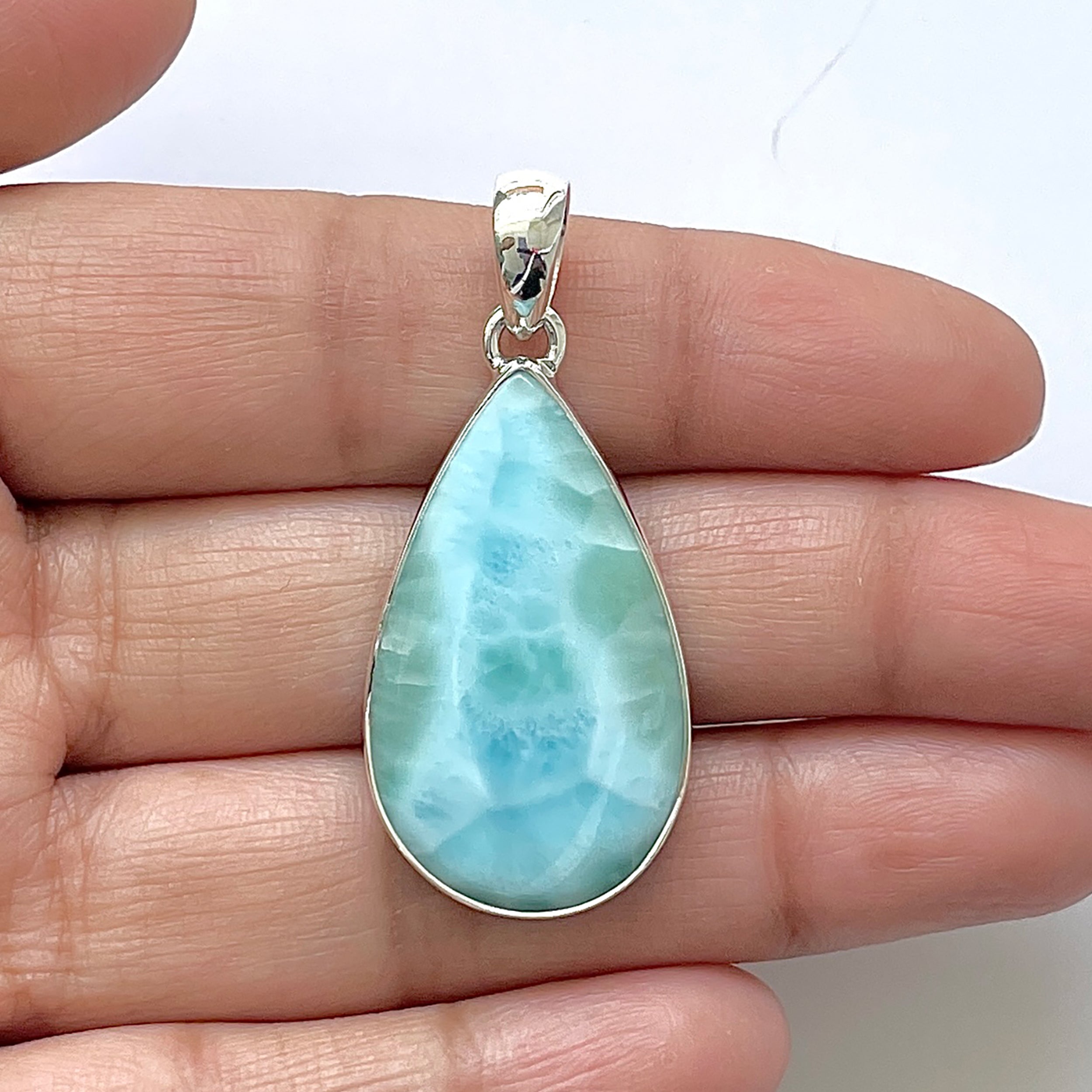 Larimar Pendant-(LAR-1-17)