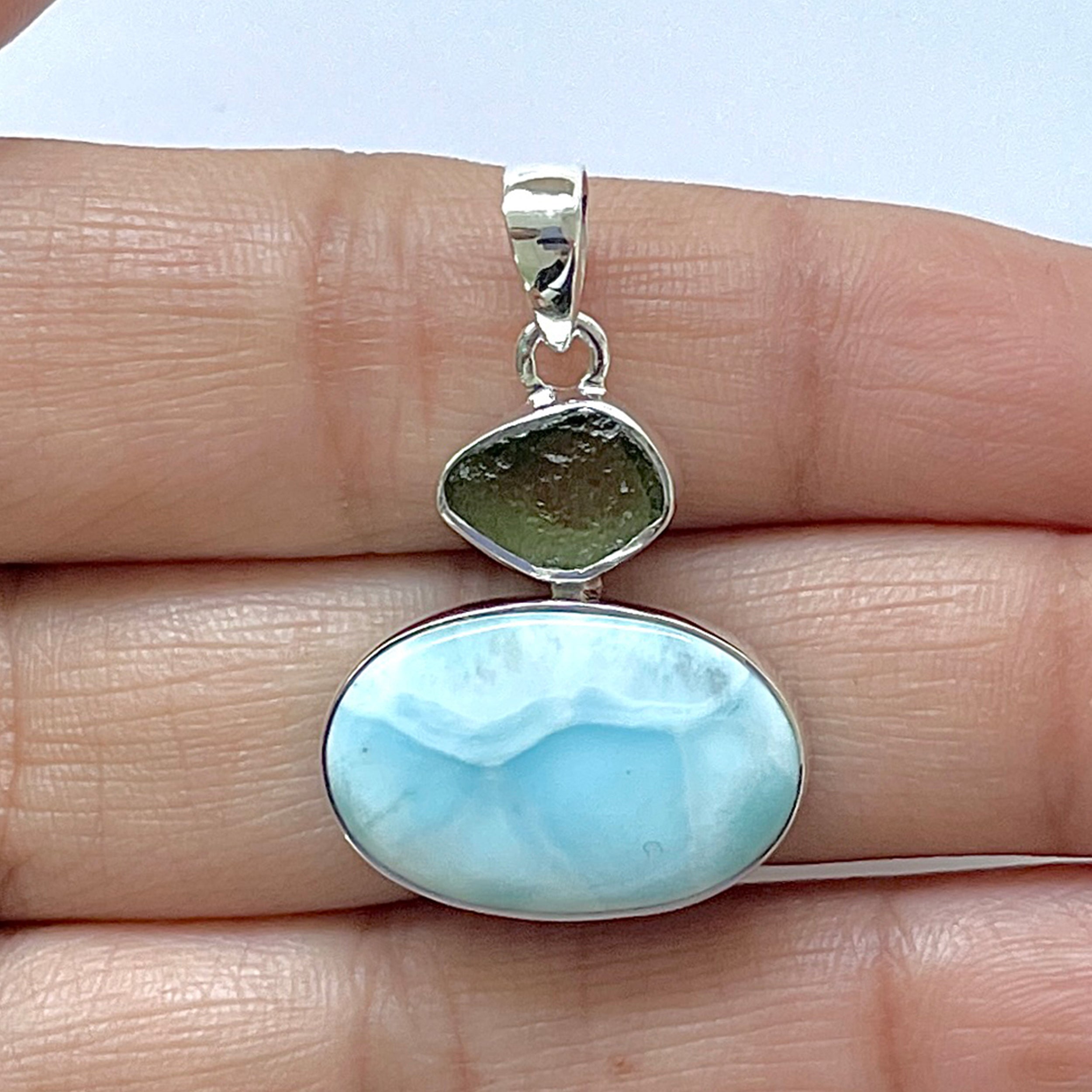 Larimar Pendant-(LAR-1-170)