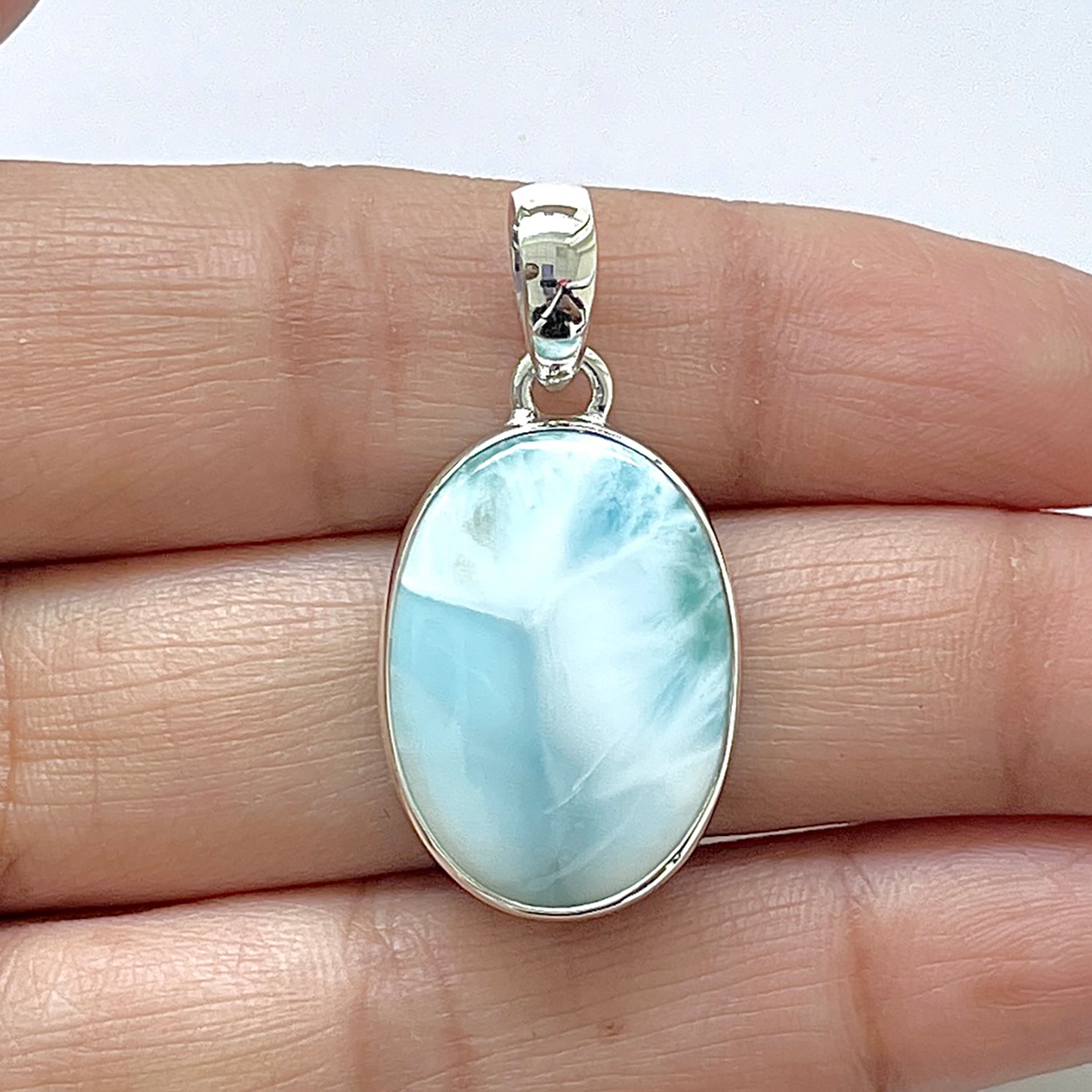Larimar Pendant-(LAR-1-186)