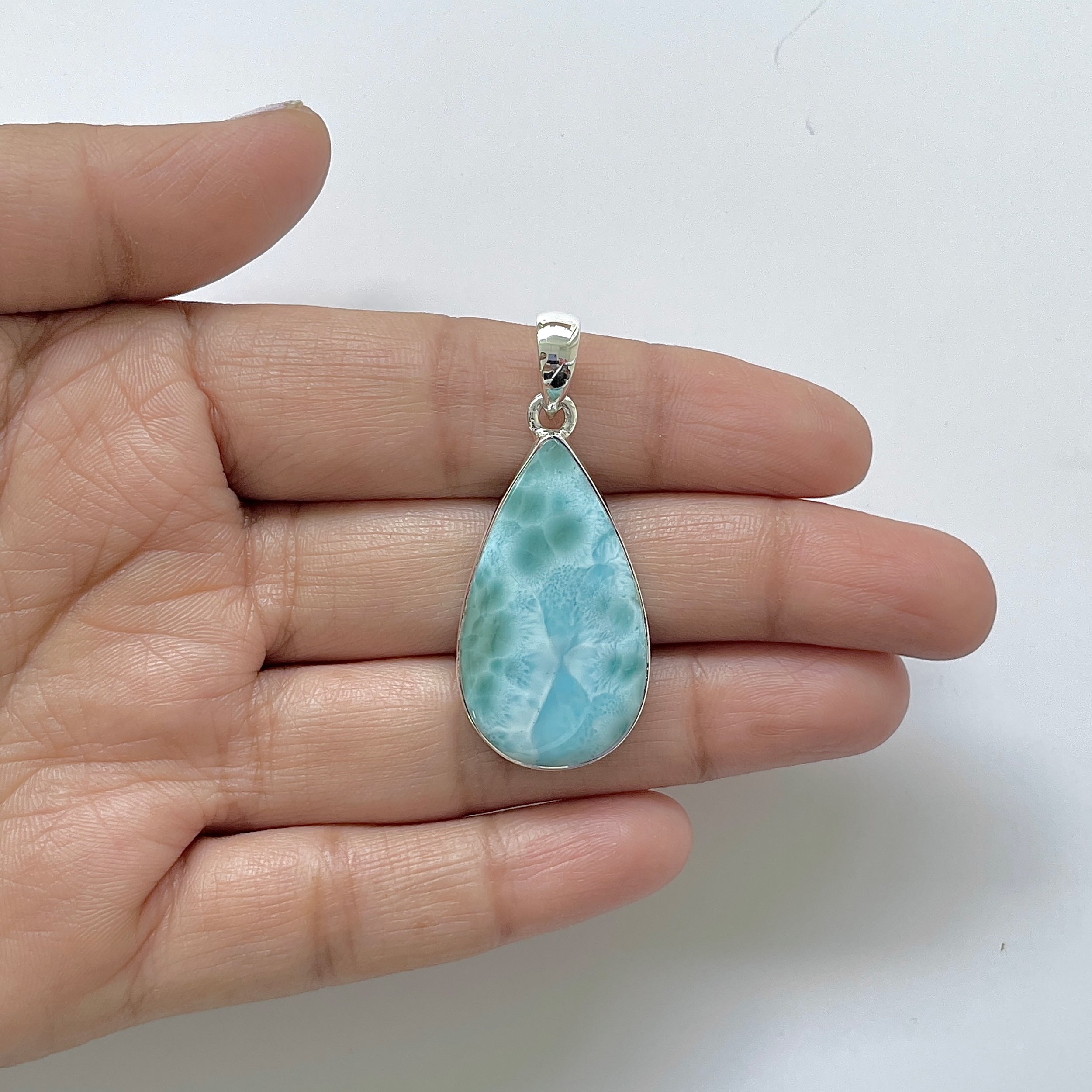 Larimar Pendant-(LAR-1-189)
