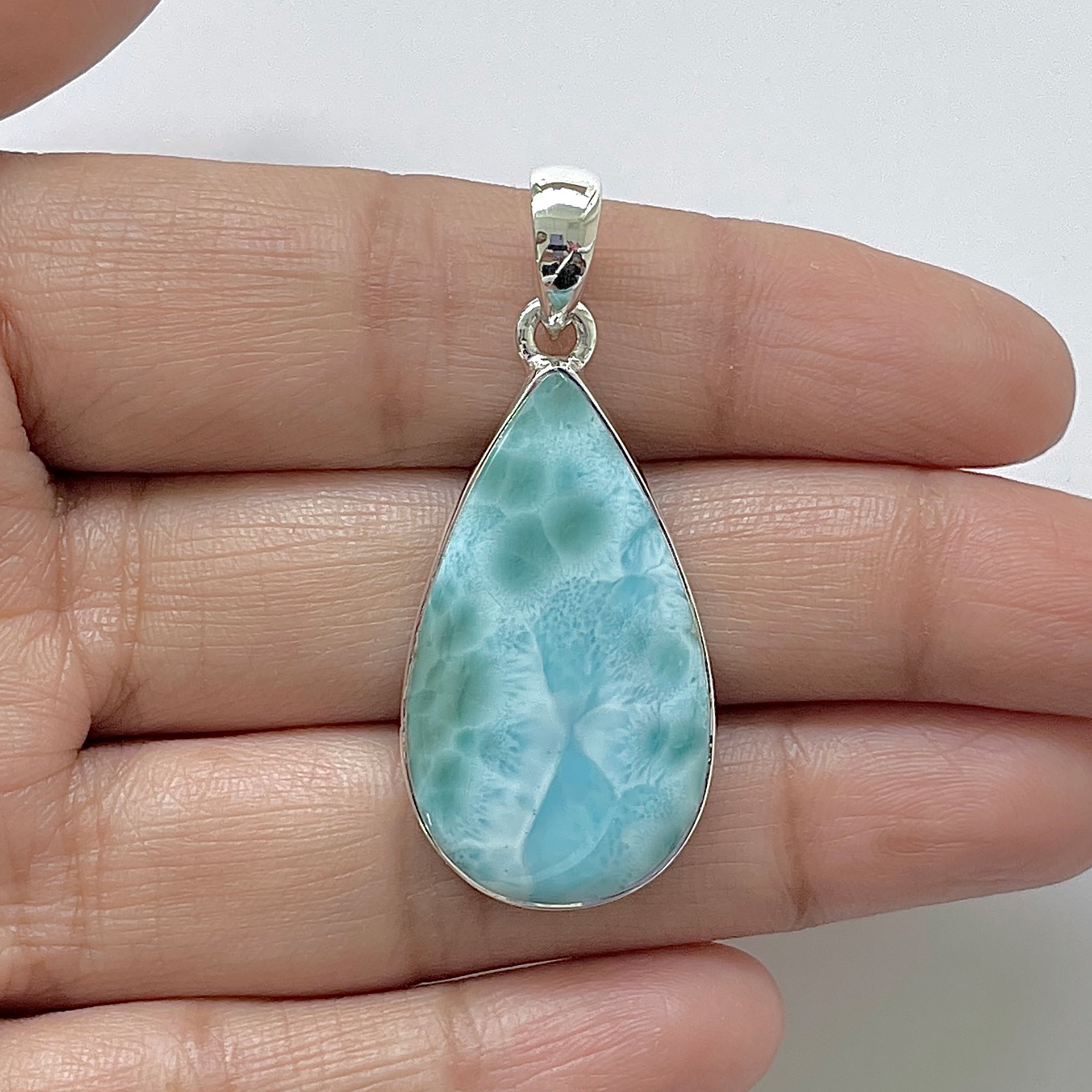 Larimar Pendant-(LAR-1-189)