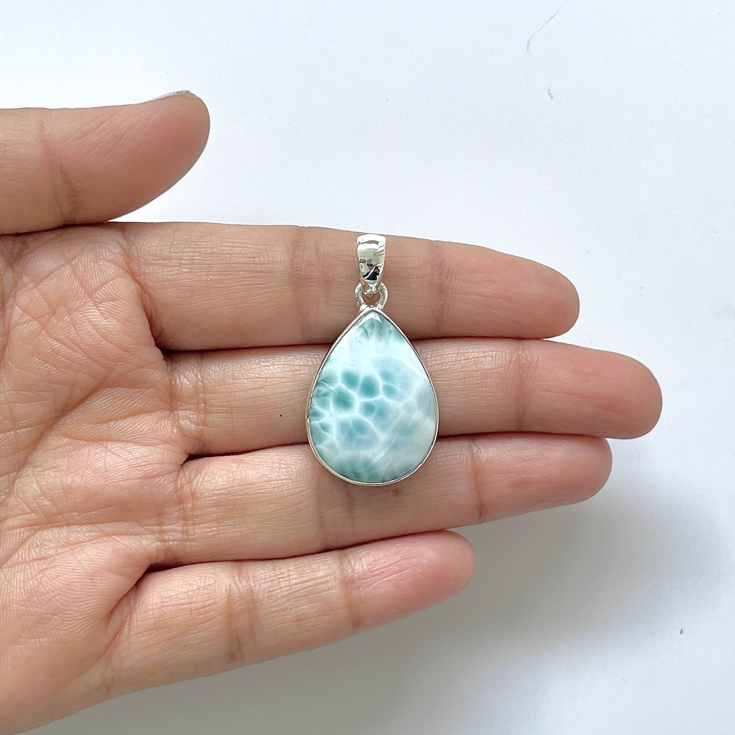 Larimar Pendant-(LAR-1-194)