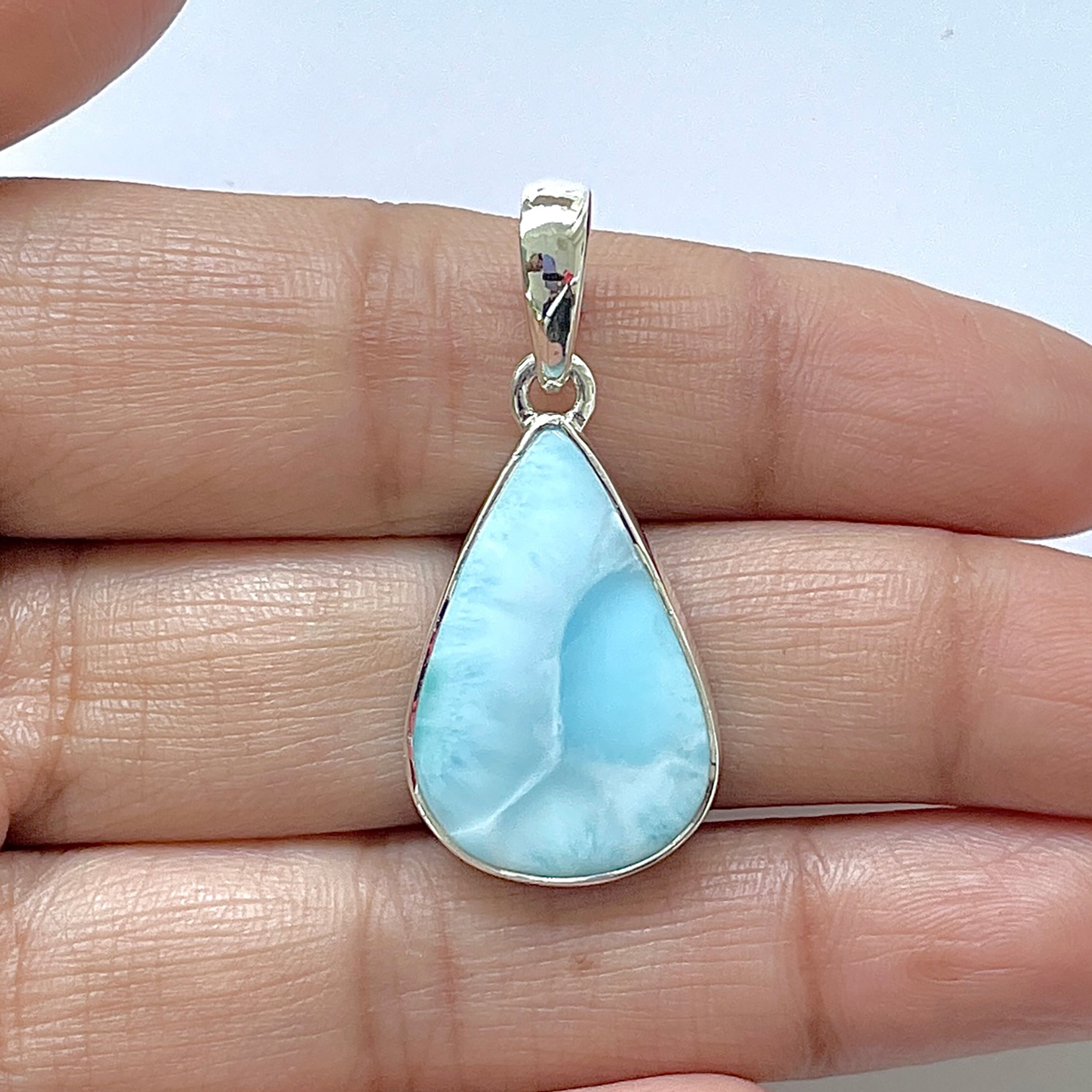 Larimar Pendant-(LAR-1-195)