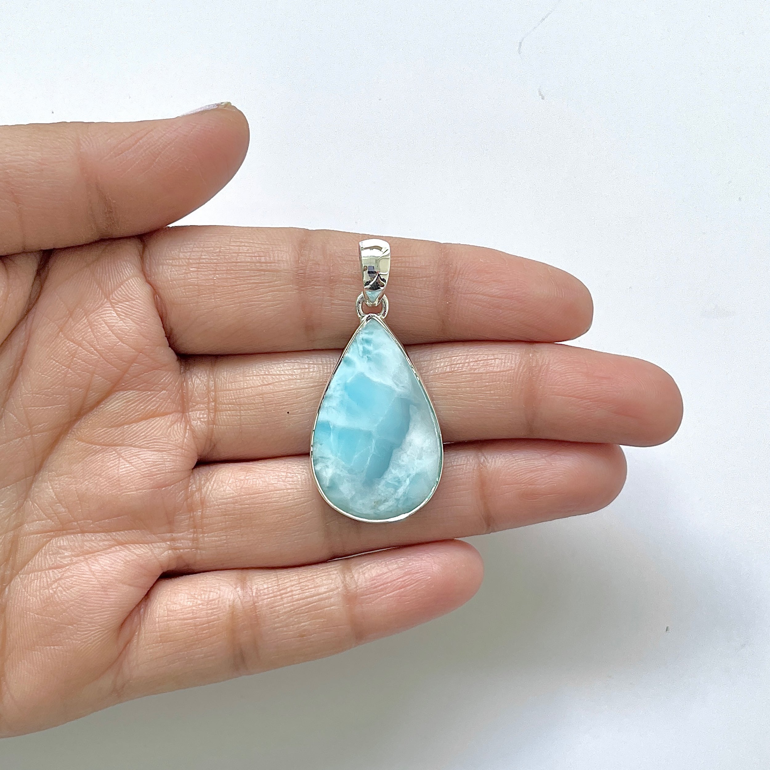 Larimar Pendant-(LAR-1-196)