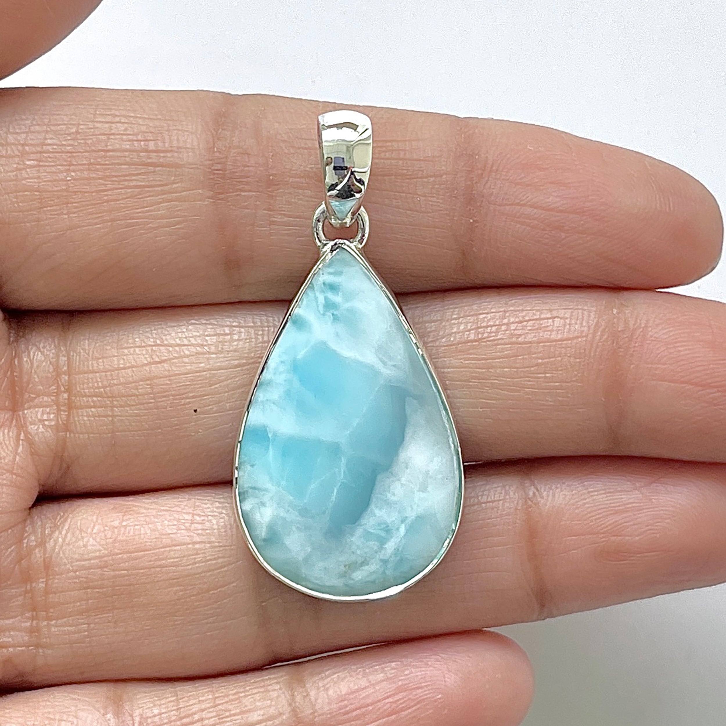 Larimar Pendant-(LAR-1-196)