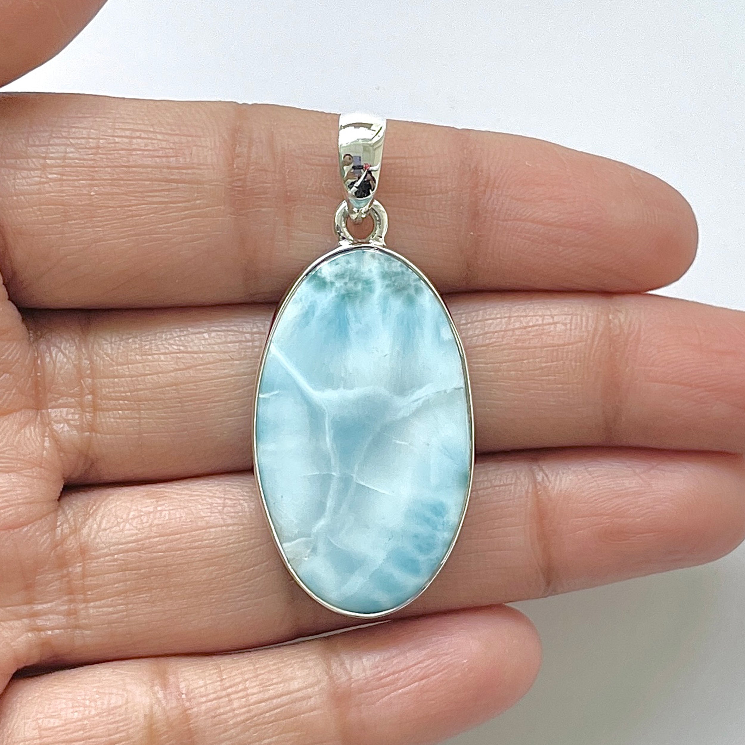 Larimar Pendant-(LAR-1-198)