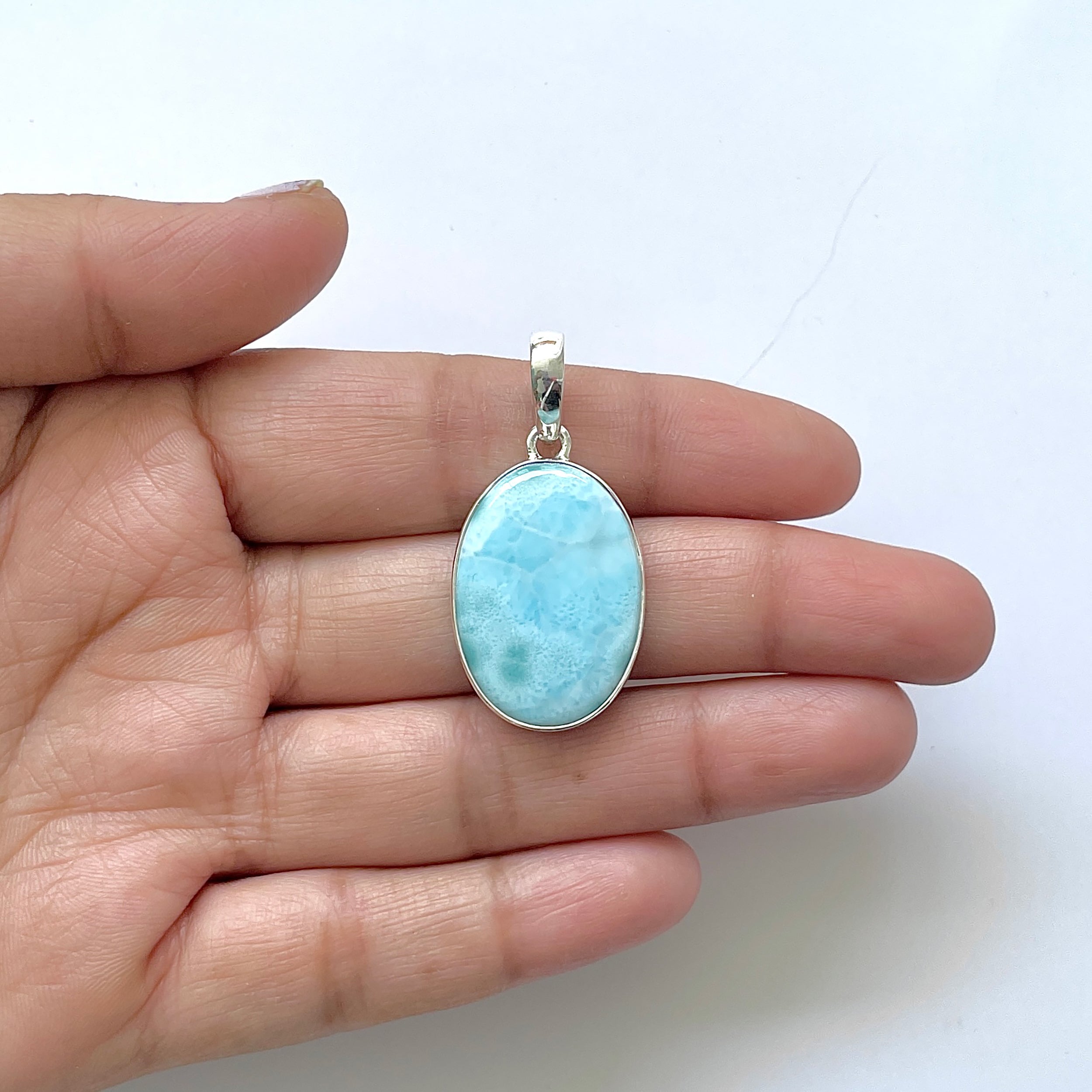 Larimar Pendant-(LAR-1-20)